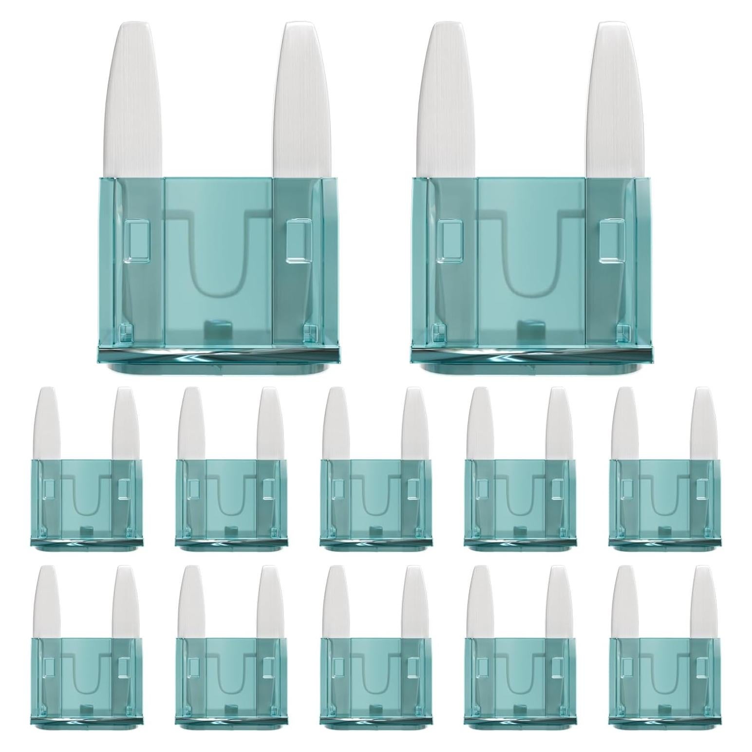 Fusibles Mini ALLECIN 1A para Automóviles - Paquete de 50 Piezas