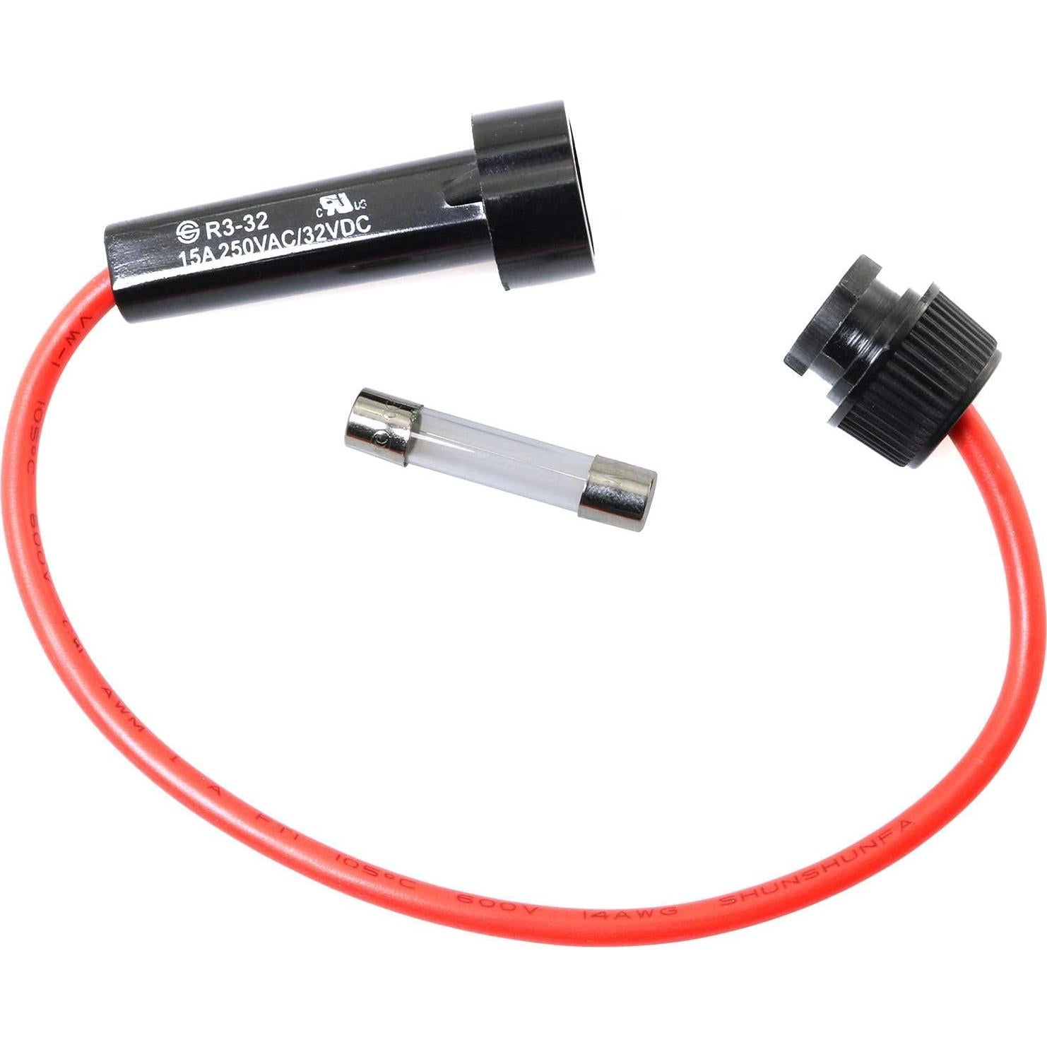 Portafusible en línea SQXBK con fusible 6x30mm 1A