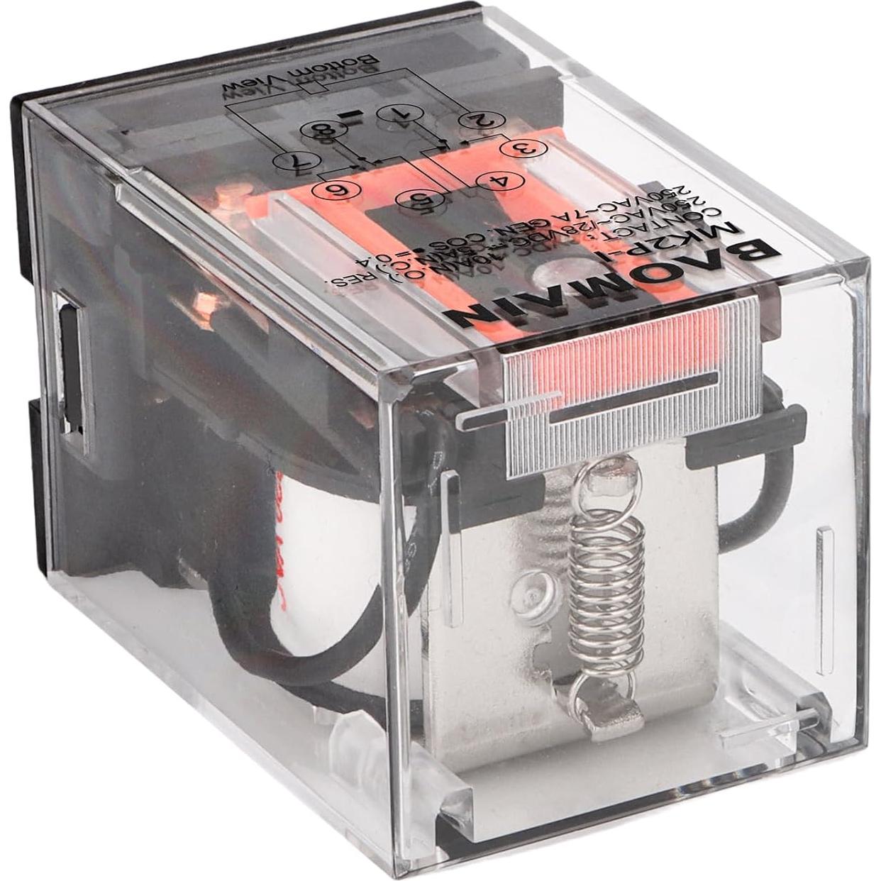 Relé Electromagnético Baomain MK2P-I AC 220V DPDT 8 Pines