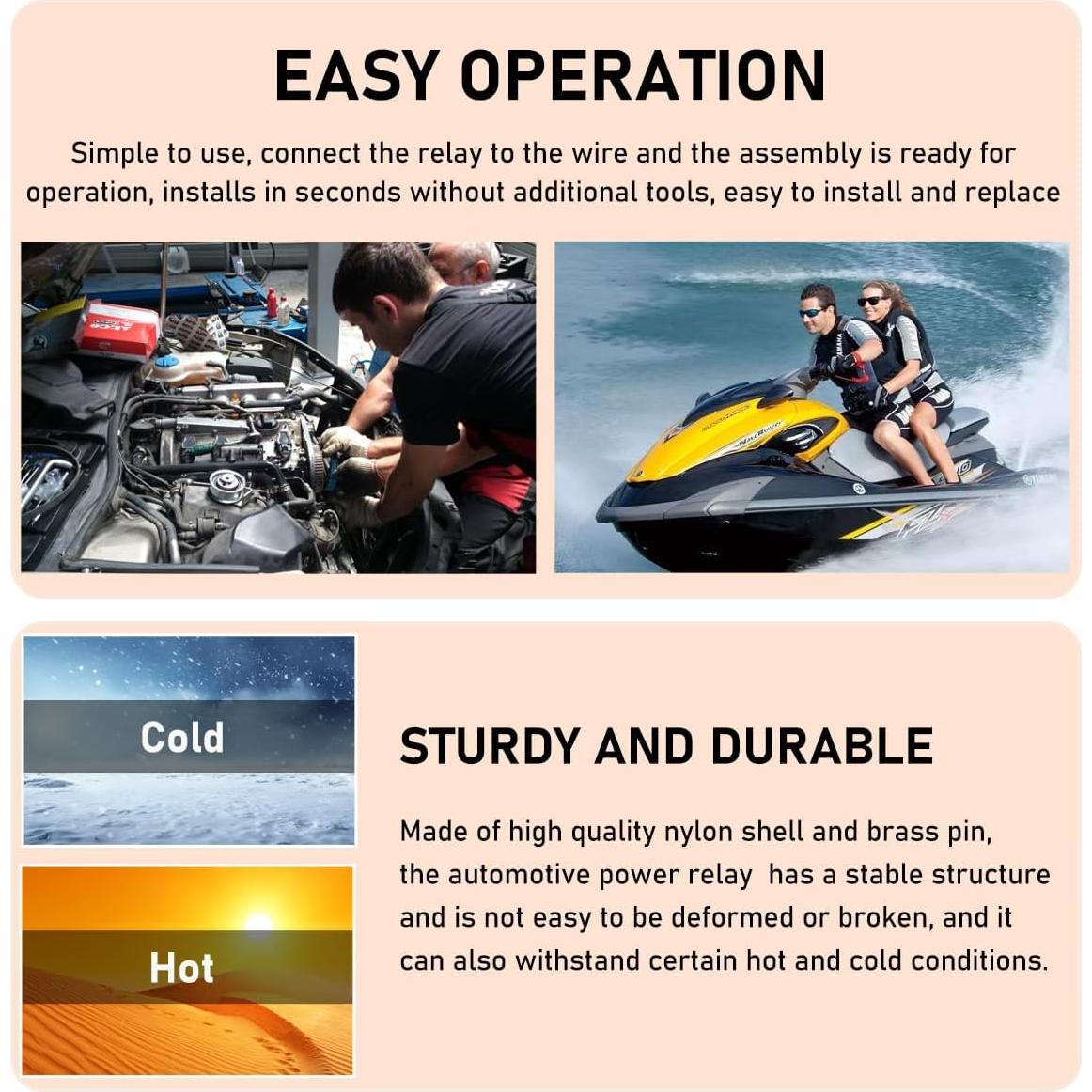 Relé de Potencia Wevdn 12V G8V-RH-1C7T-R-DC12 2 PCS