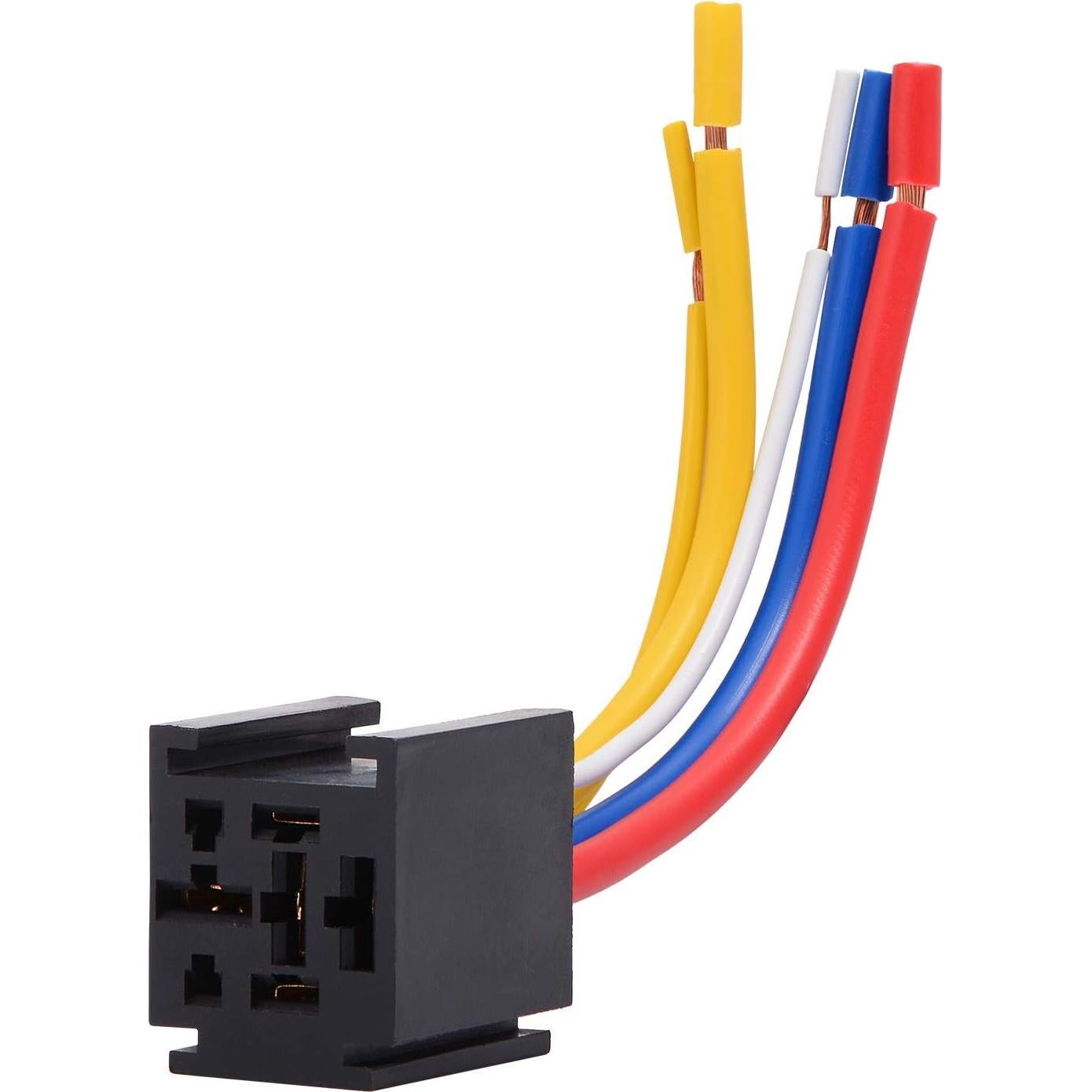 Relé Automotriz EHDIS 80A 12V SPDT con Socket 5 Pines