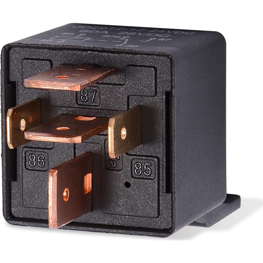 Relé Automotriz EHDIS 80A 12V SPDT con Socket 5 Pines