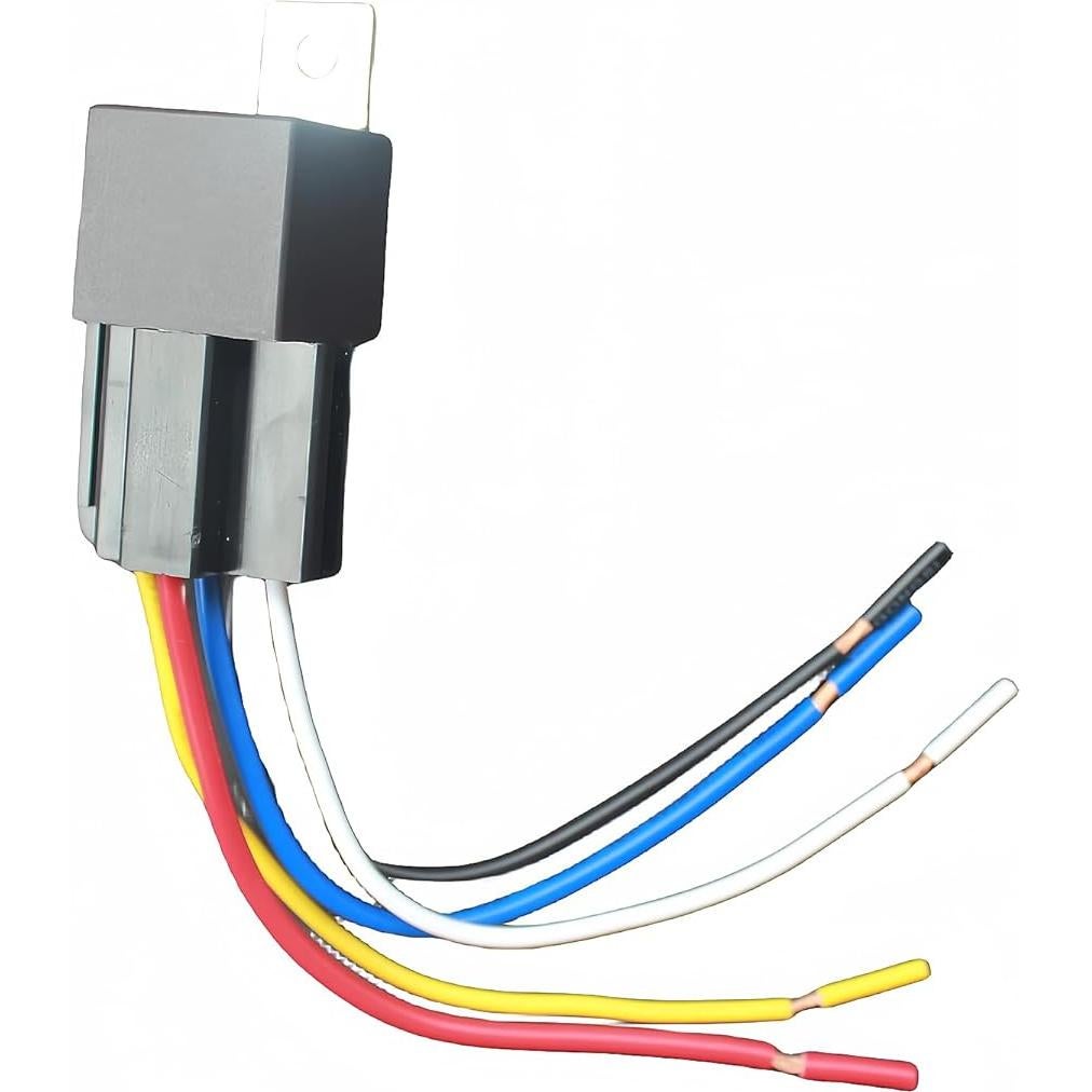 Relé Automotriz 12V 40A Losato - 5 Piezas con Conector
