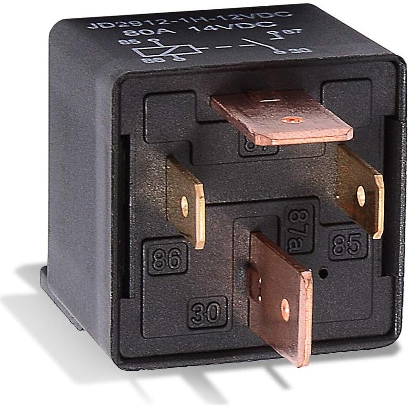 Relé EHDIS 4 Pines 80A 12V Normalmente Abierto para Coche