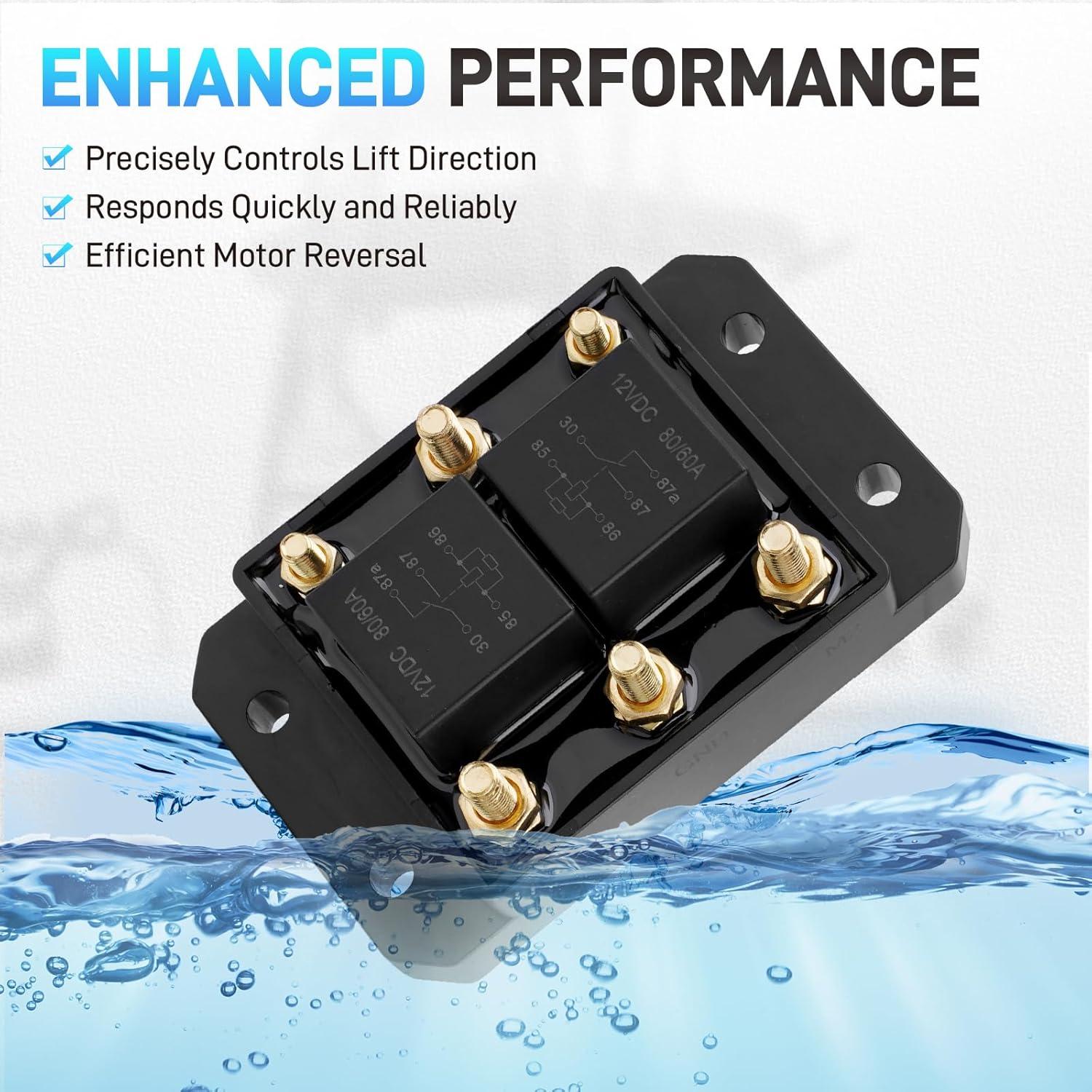 Módulo de Relé Avance y Retroceso 12V 80A JURPLIX