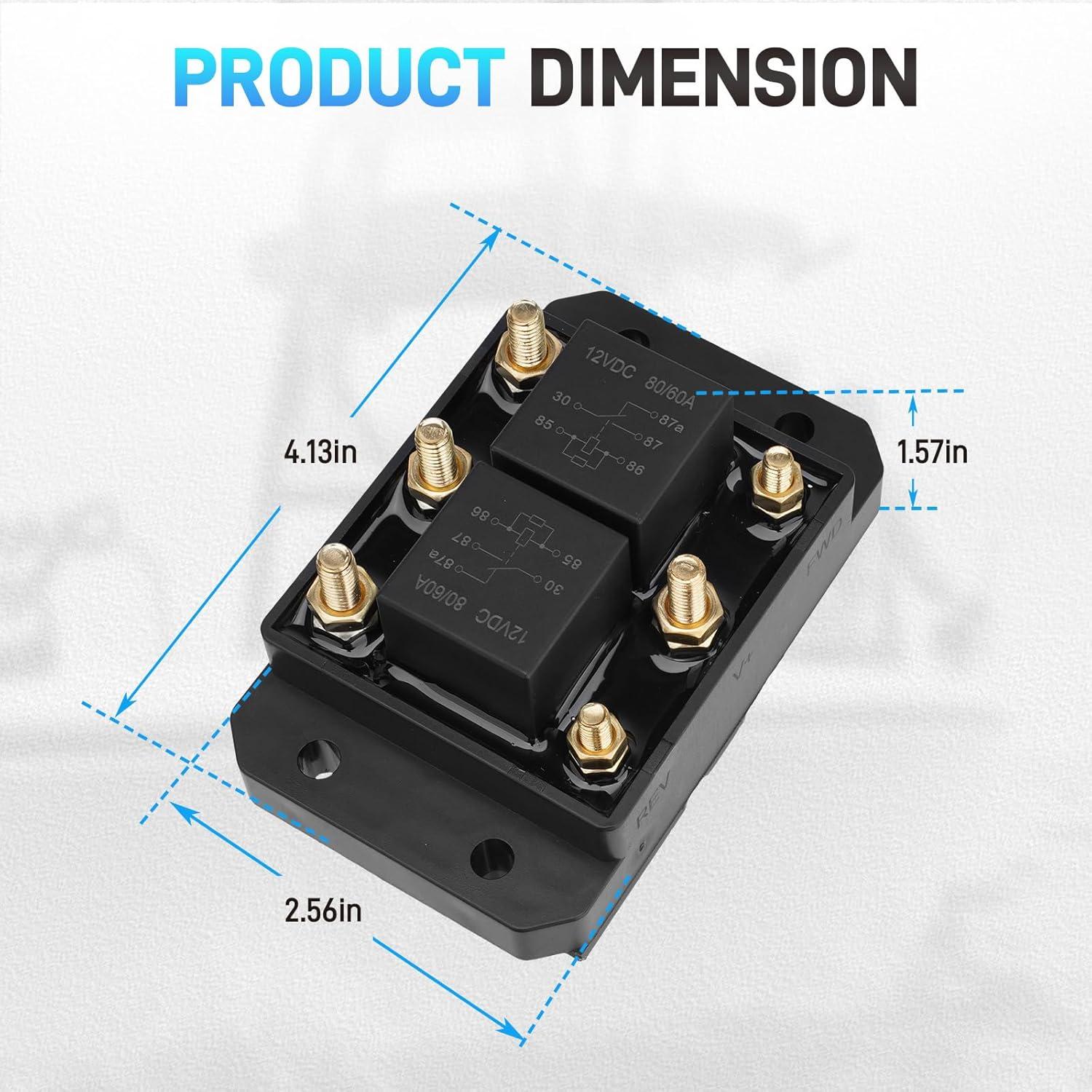 Módulo de Relé Avance y Retroceso 12V 80A JURPLIX