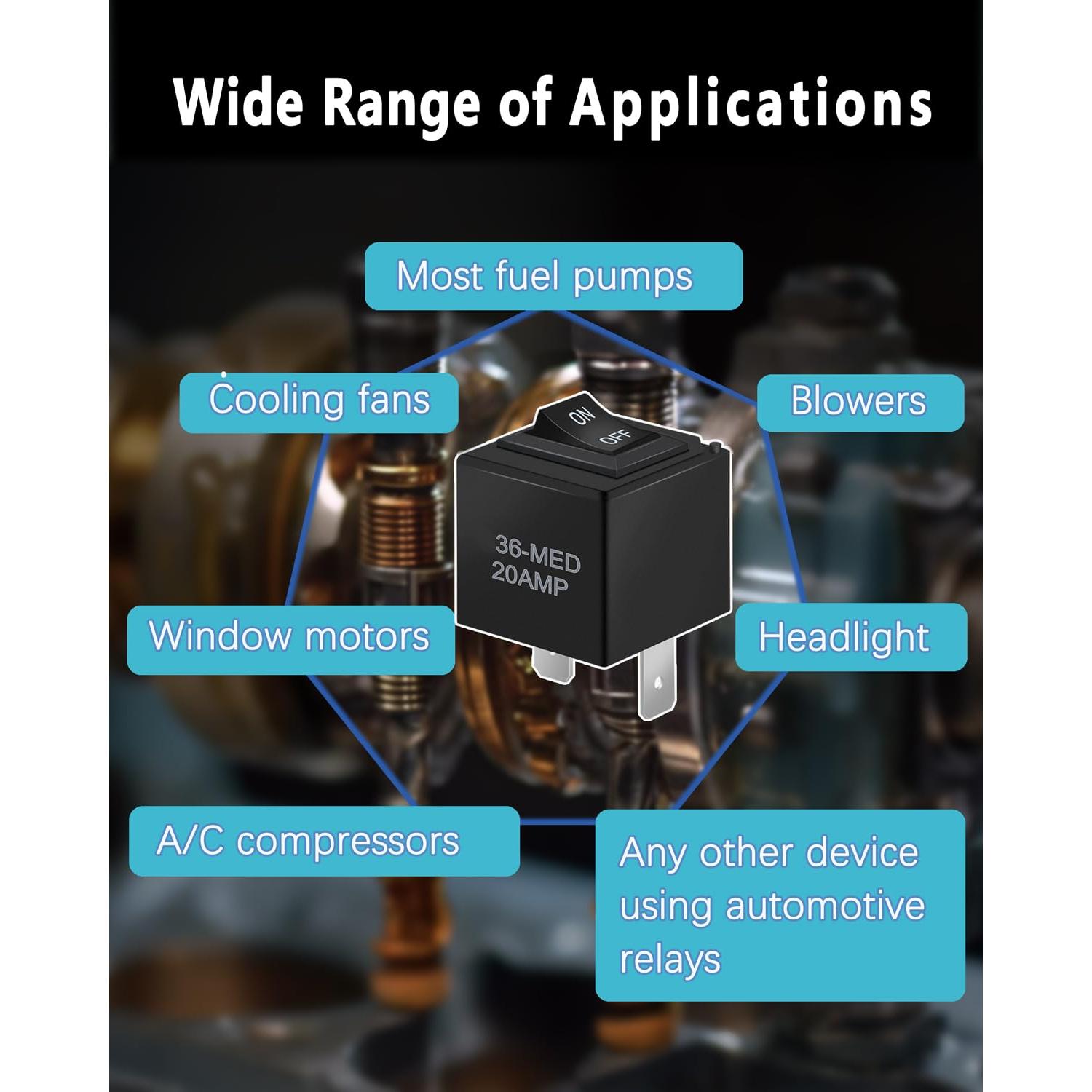 Interruptor de Bypass de Relé Prismora 9038 - Paquete de 6