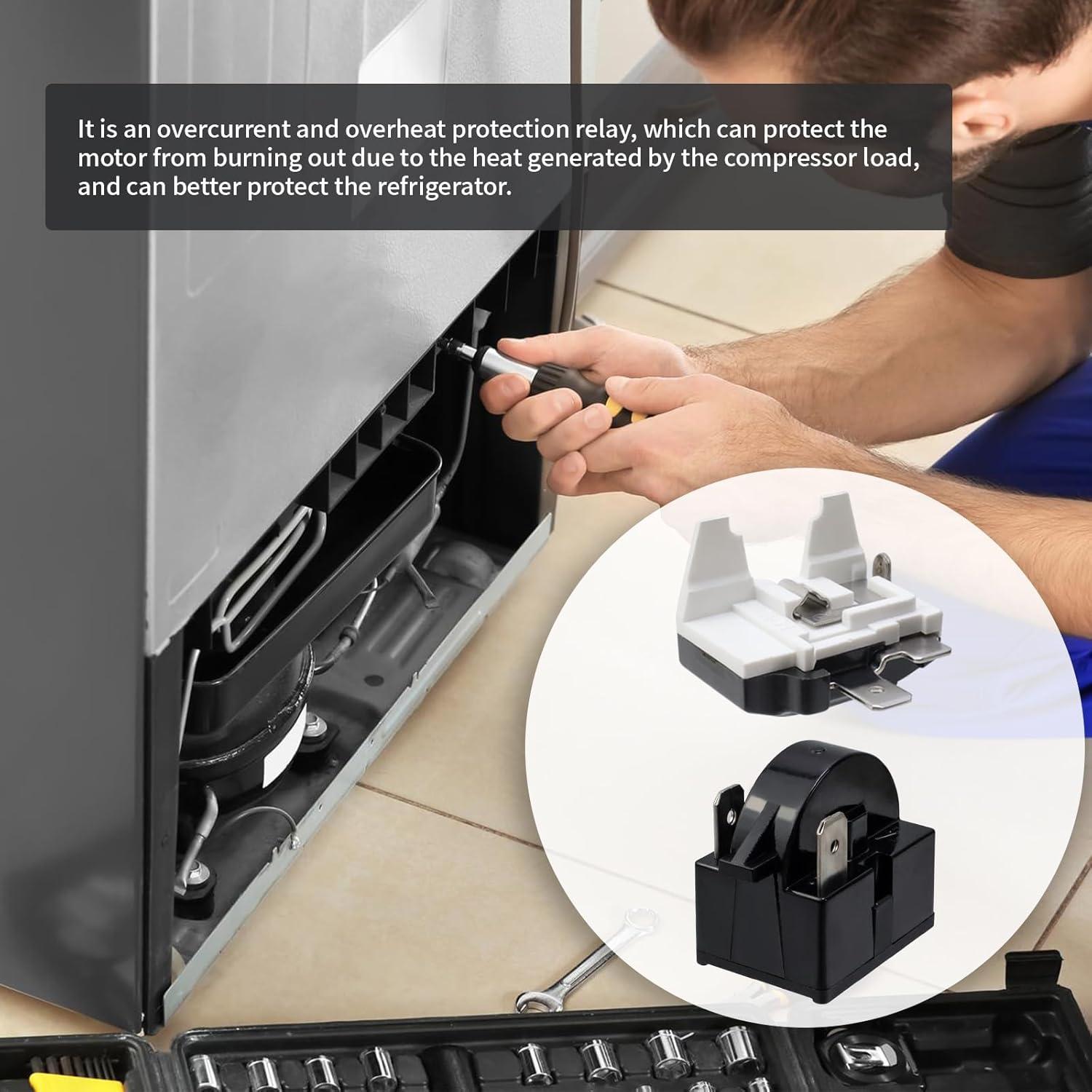 Relé de Arranque Semetall 2 Pines 15Ω 150W para Refrigerador