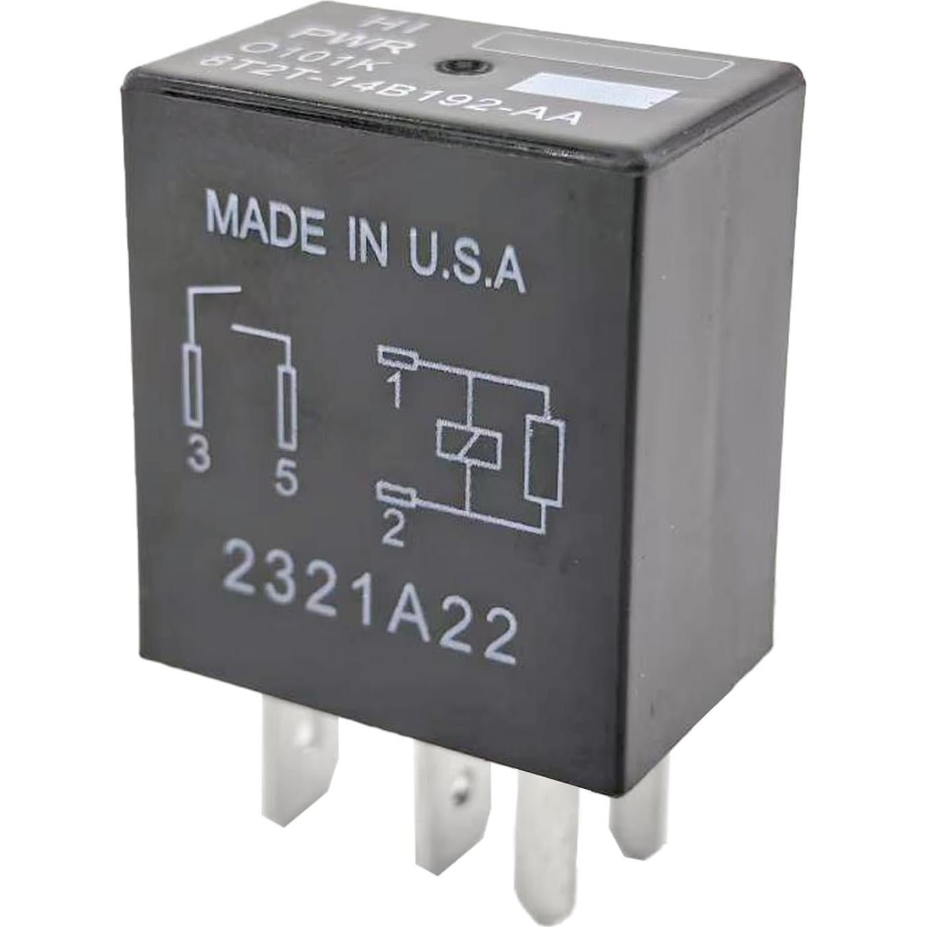 Paquete de 3 Relés Automotrices Sonzrod 40A 12VDC 4 Pines