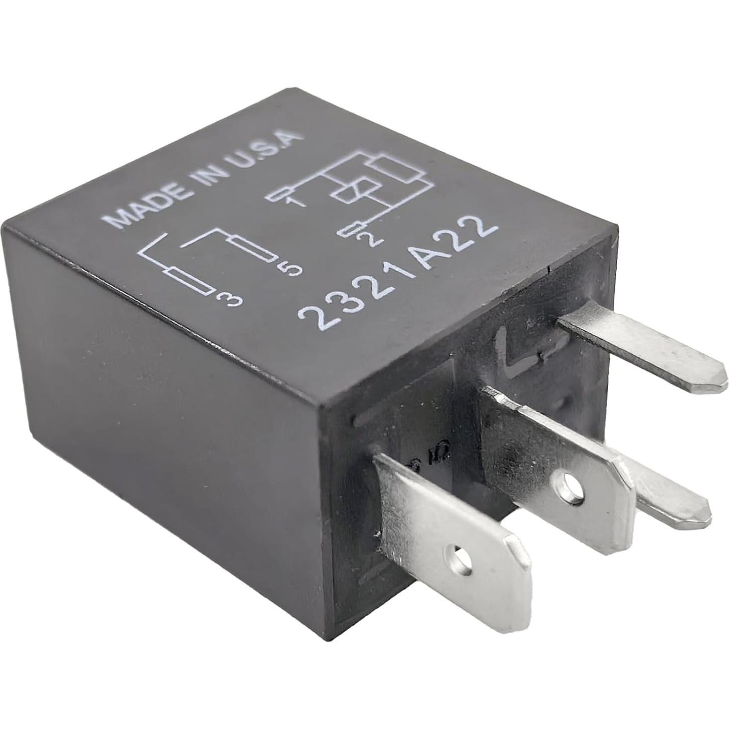 Paquete de 3 Relés Automotrices Sonzrod 40A 12VDC 4 Pines