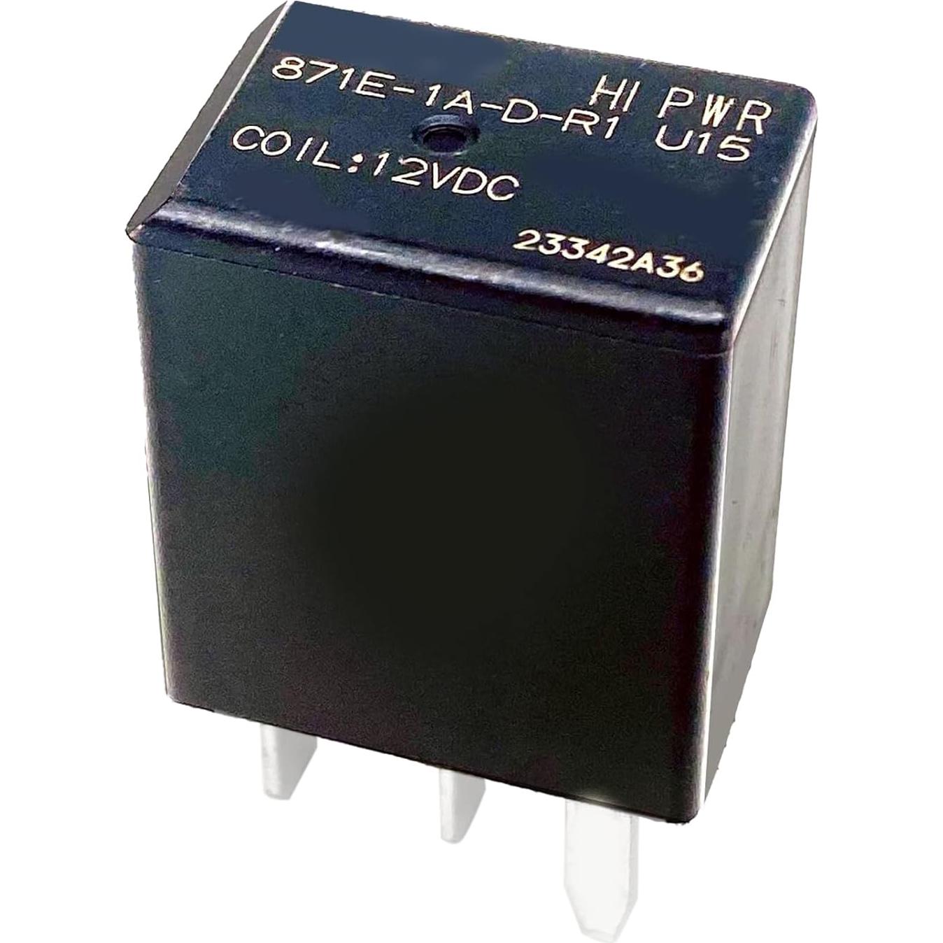 Paquete de 3 Relés Automotrices Sonzrod 871E-1A-D-R1 U15 12V 35A