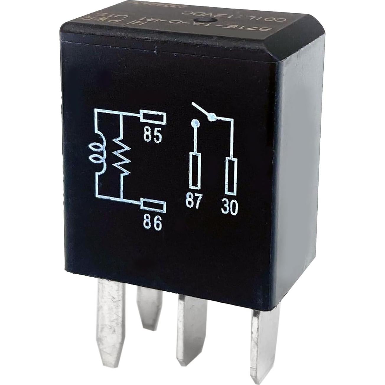 Paquete de 3 Relés Automotrices Sonzrod 871E-1A-D-R1 U15 12V 35A