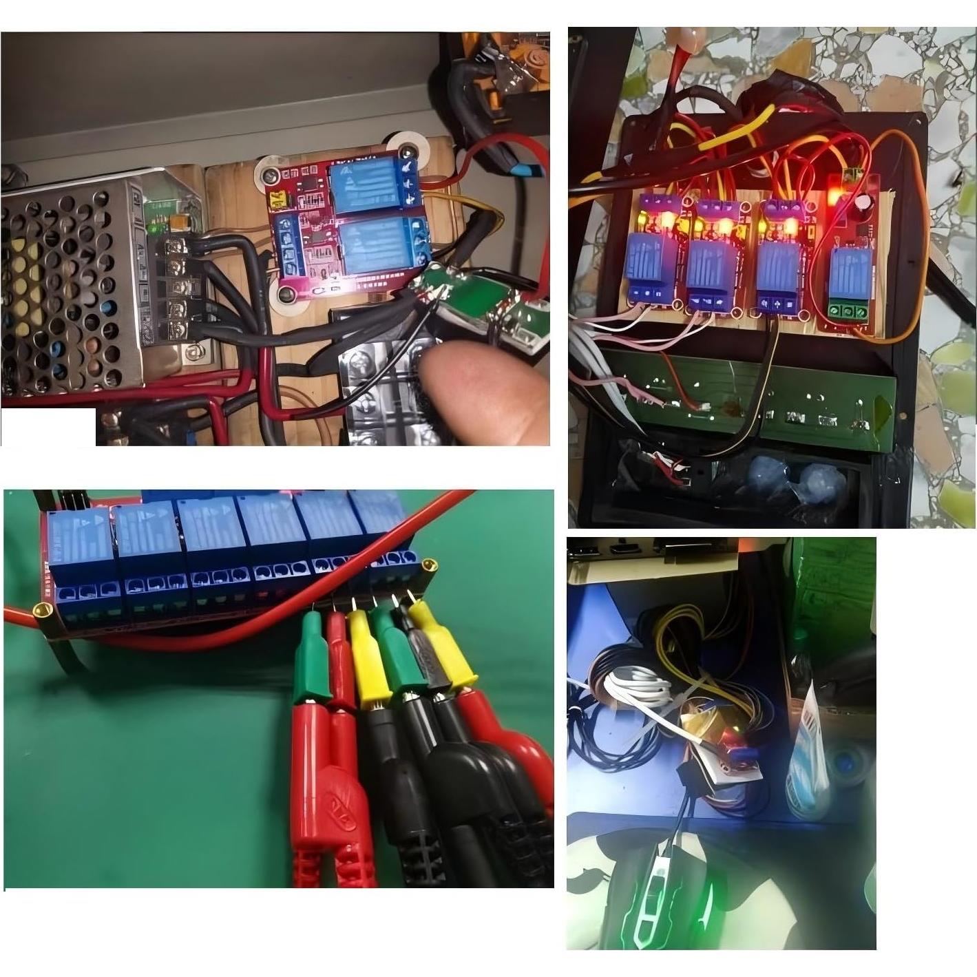 Módulo de Relé de 5V MTDELE 8 Pcs con Aislamiento Optoacoplador