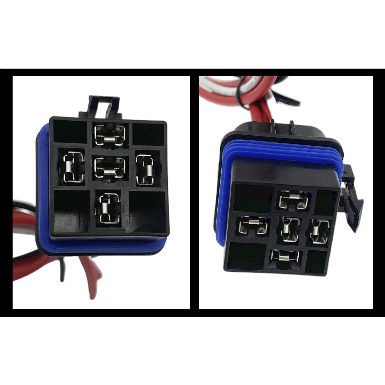 Relé Automotriz Impermeable HYXUAN 60/80 Amp 12V Cobre 5 Pines