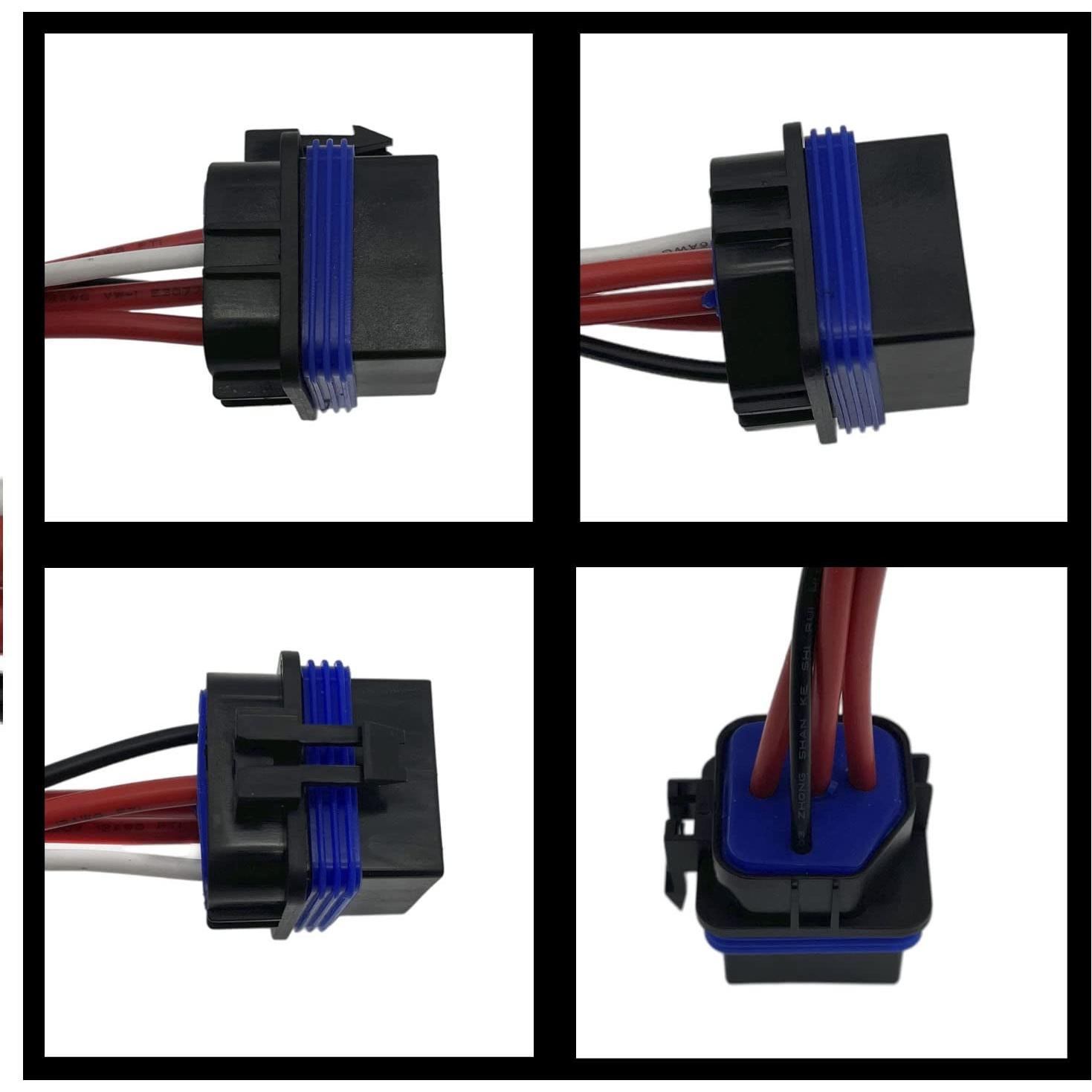 Relé Automotriz Impermeable HYXUAN 60/80 Amp 12V Cobre 5 Pines