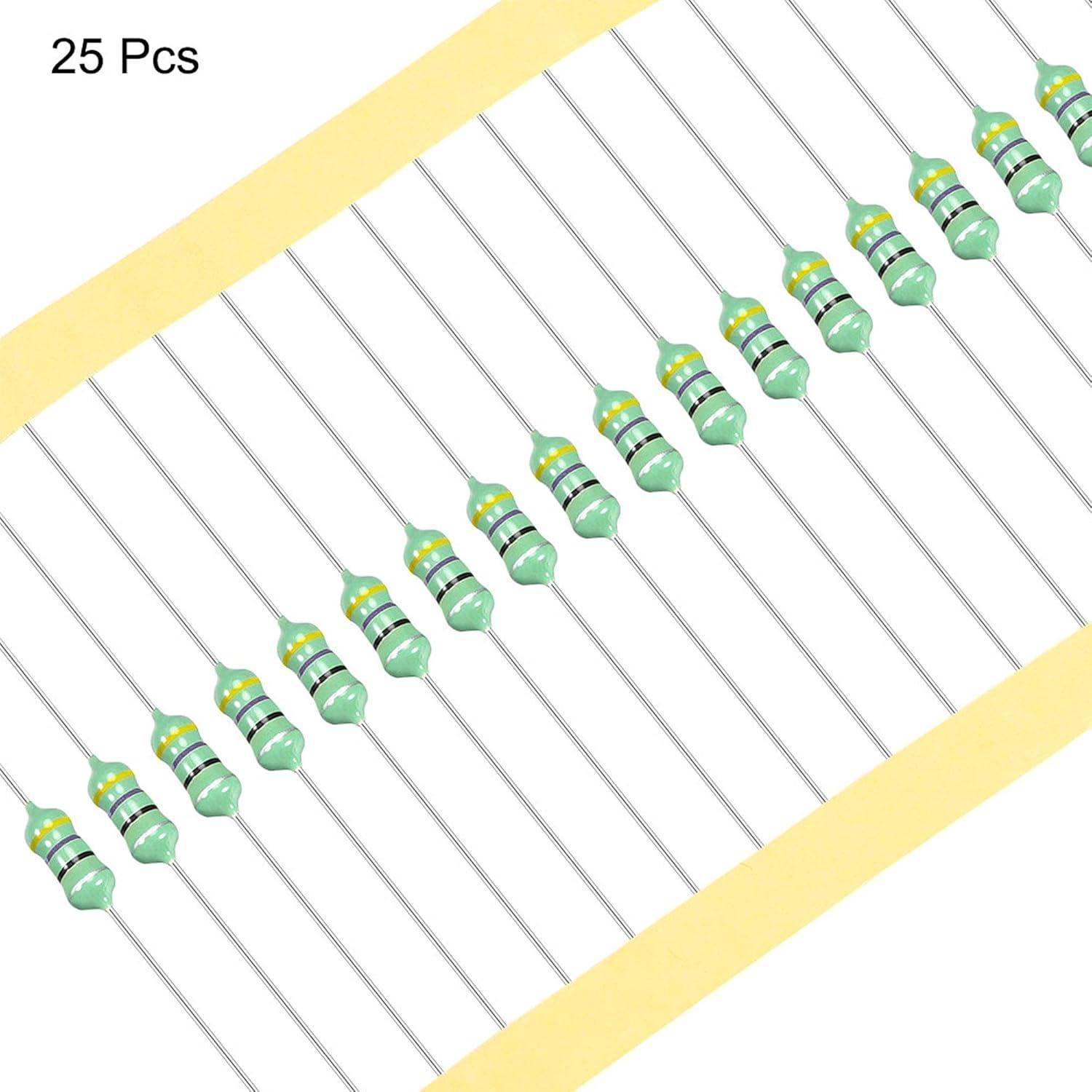 Inductor Axial uxcell 25Pcs 47uH 1W Tolerancia 10%
