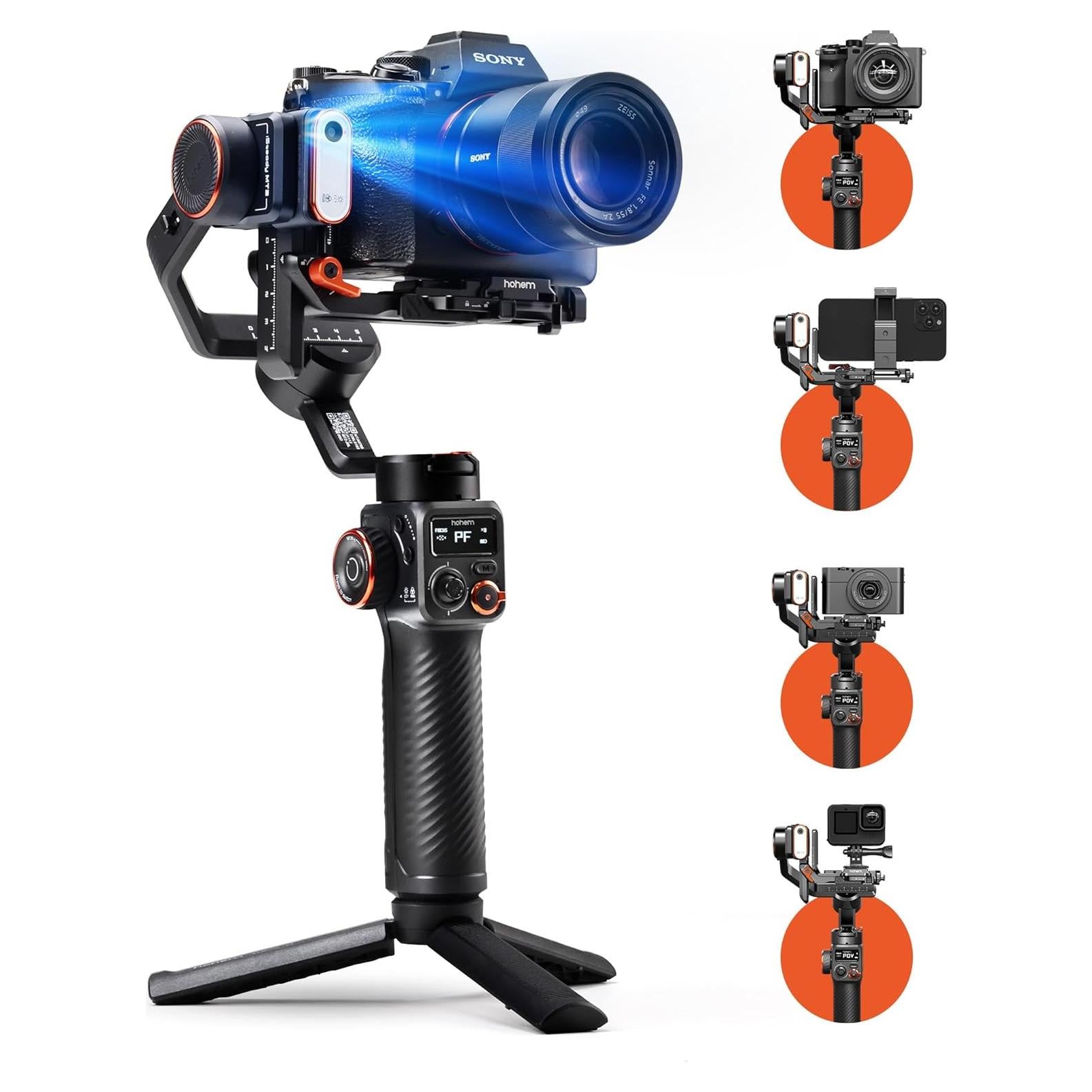 Estabilizador Gimbal Hohem iSteady MT2 para Cámara y Smartphone