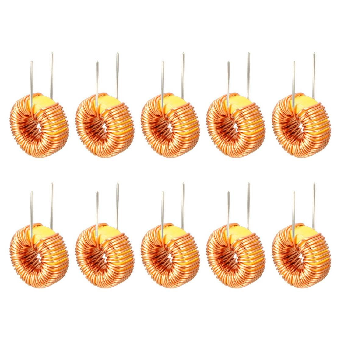 Inductor Toroidal Vertical 100uH 6A uxcell - 10 Pcs