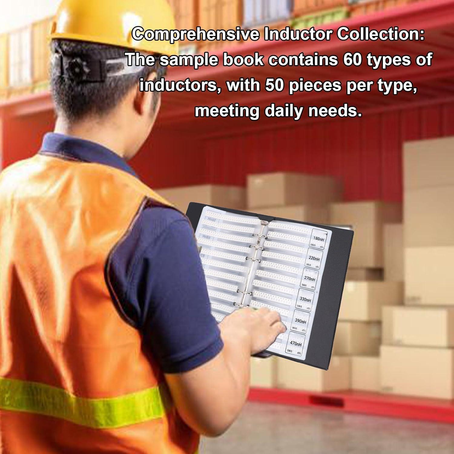 Libro de Muestras de Inductores SMD Yunseity - 60 Tipos, PVC