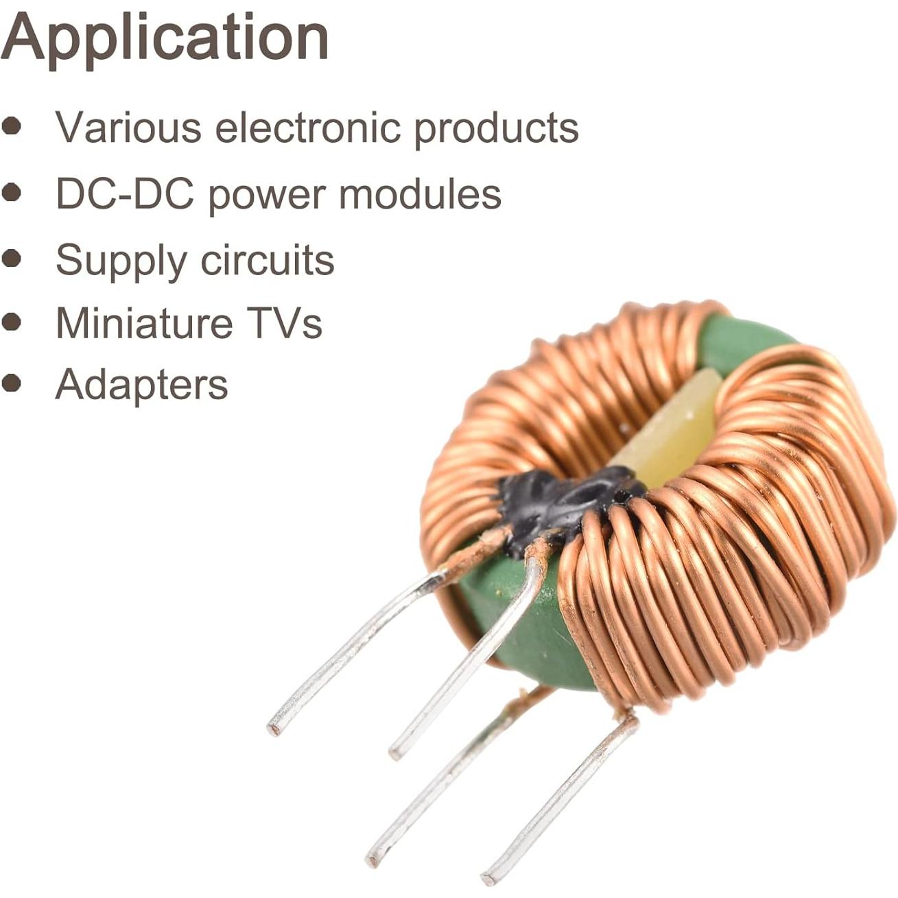 Bobina Inductancia Toroidal MECCANIXITY 6mH 5A Paquete 5