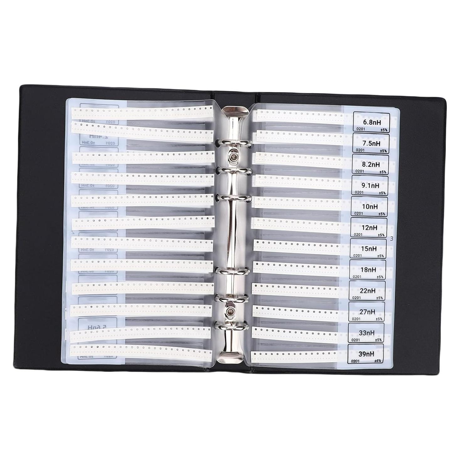 Libro de Muestras de Inductores SMD Gugxiom - 42 Tipos, 50 Piezas