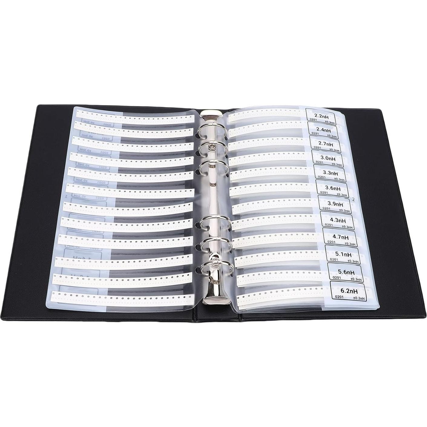 Libro de Muestras de Inductores SMD Gugxiom - 42 Tipos, 50 Piezas