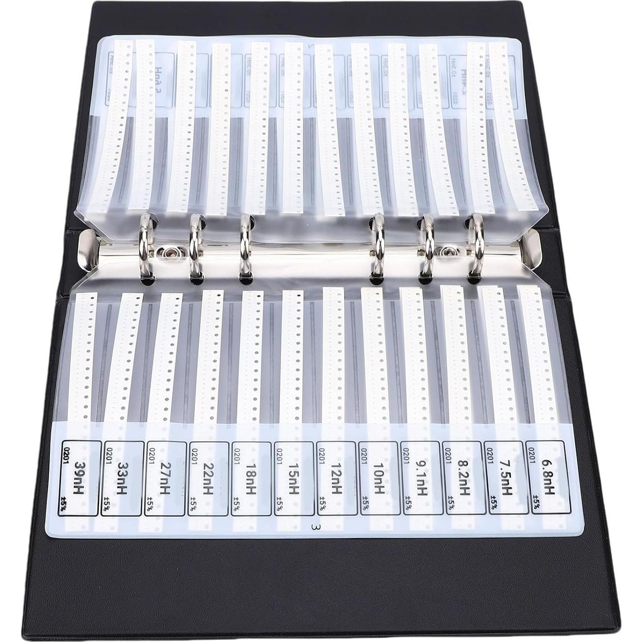 Libro de Muestras de Inductores SMD Gugxiom - 42 Tipos, 50 Piezas