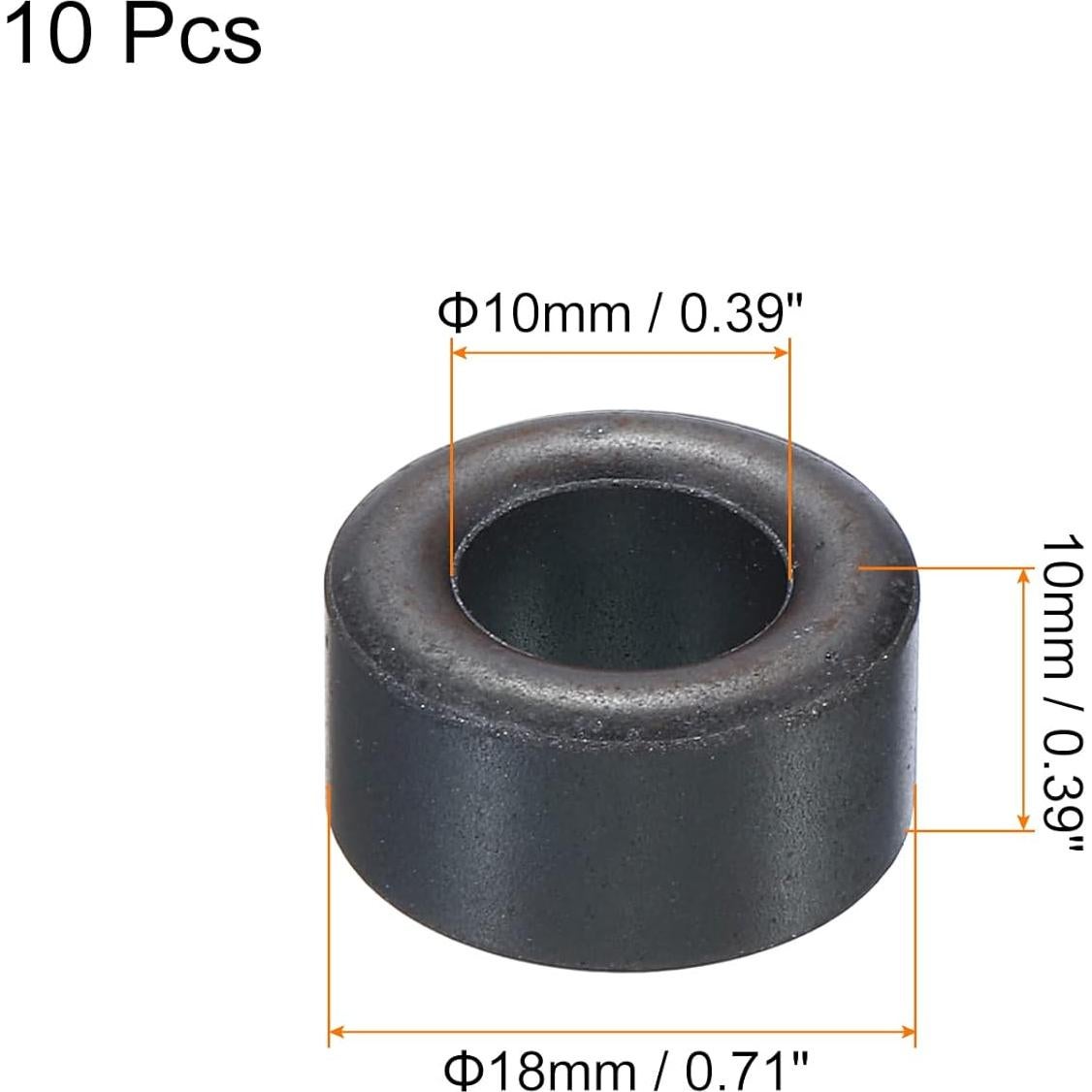 Núcleo Toroidal de Ferrita PATIKIL 18mm x 10mm - Paquete de 10