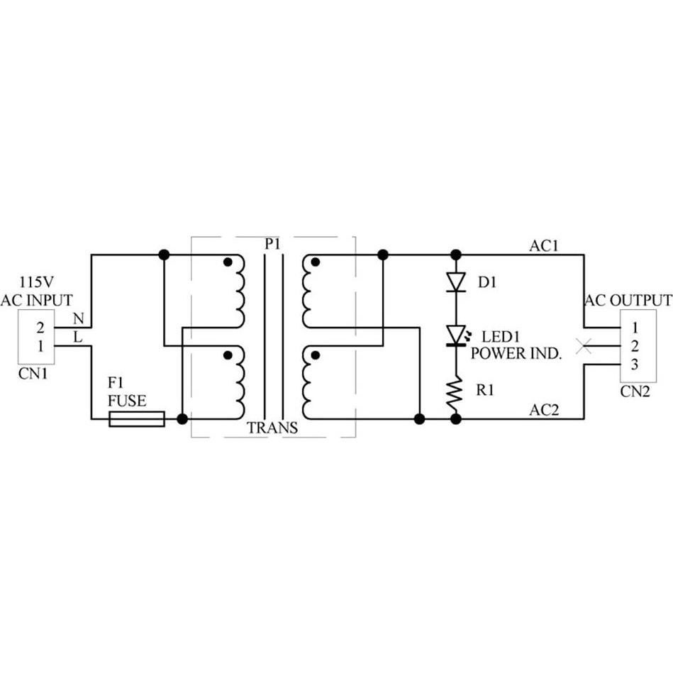 Transformador de potencia 20VA Electronics-Salon 115VAC a 24VAC