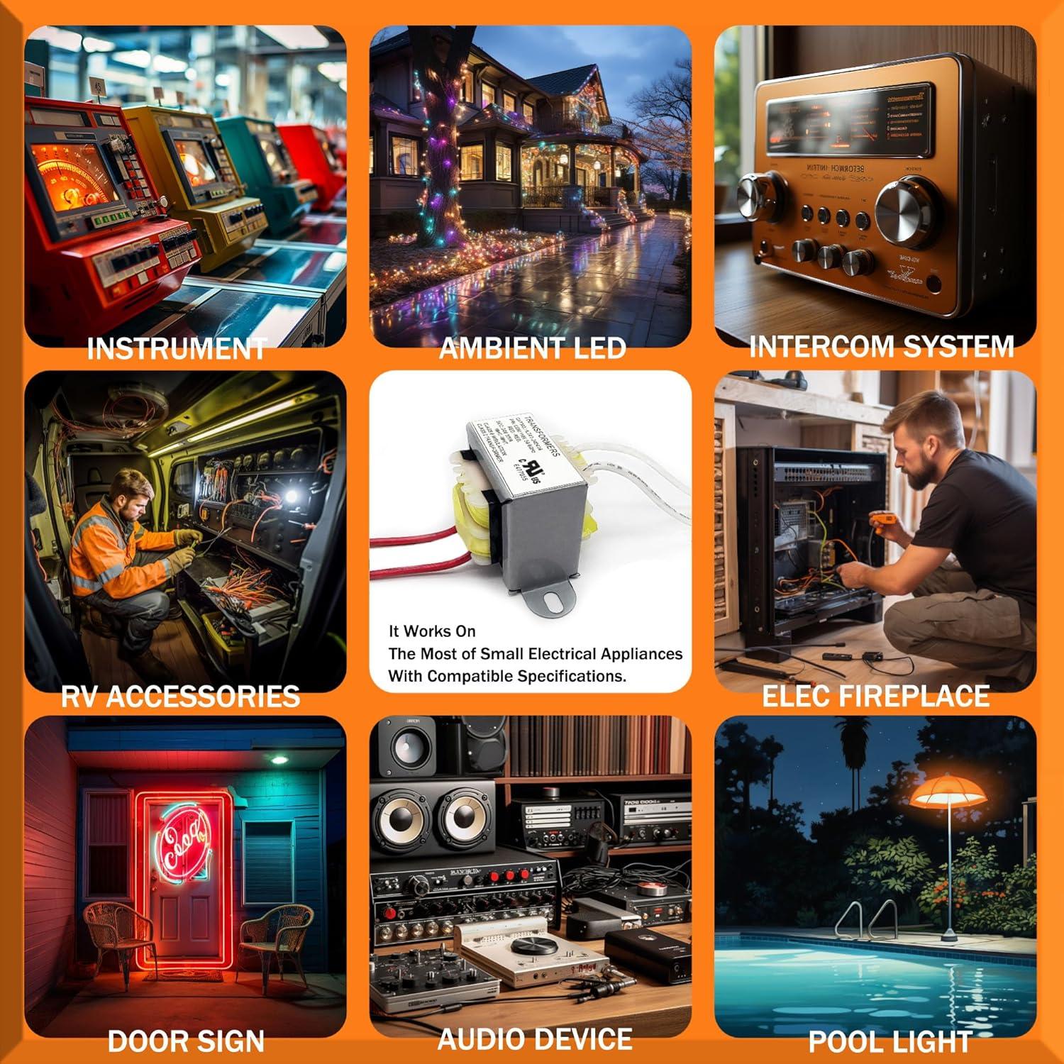 Transformador AC/AC NVMIDTC 110V a 24V 10VA 230g