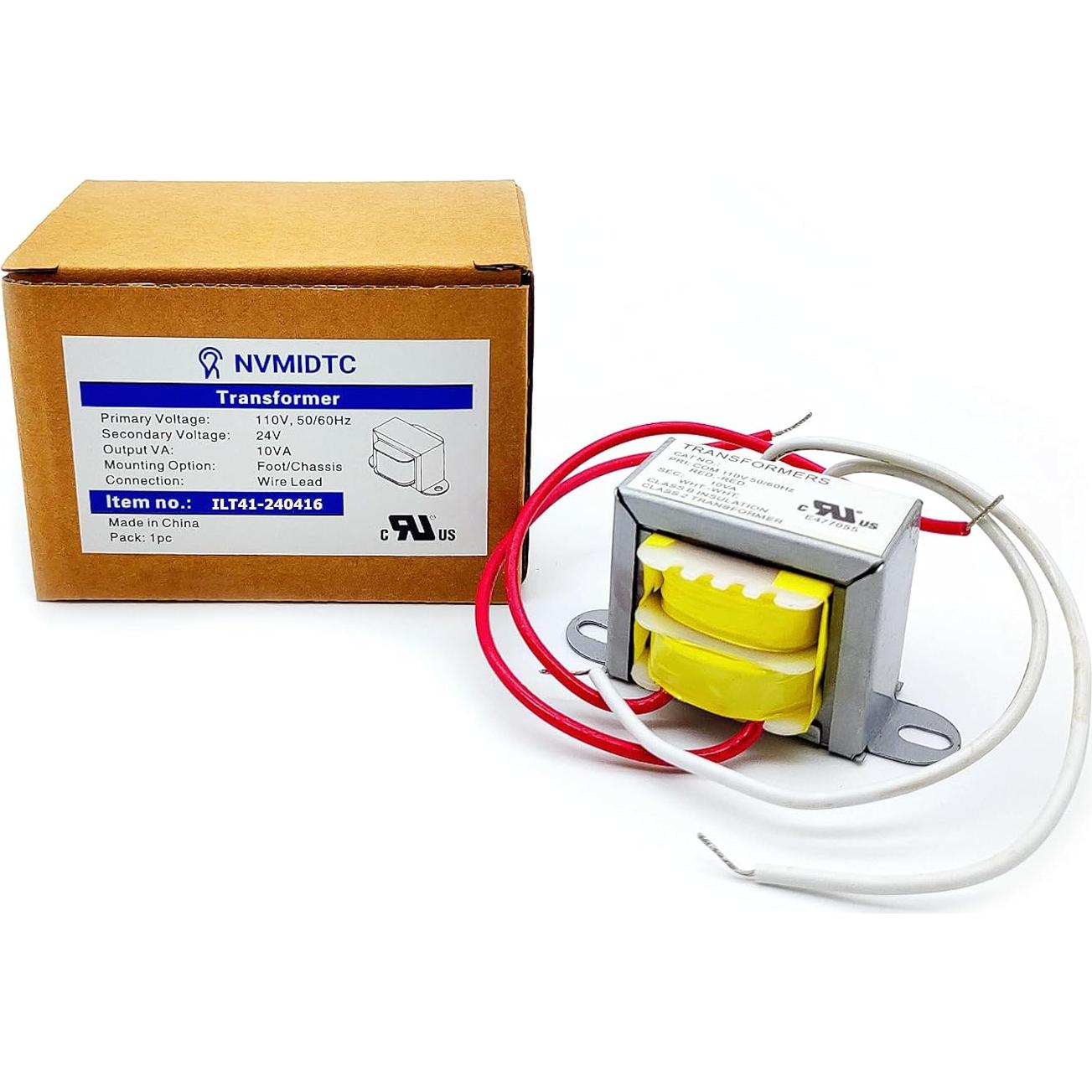 Transformador AC/AC NVMIDTC 110V a 24V 10VA 230g