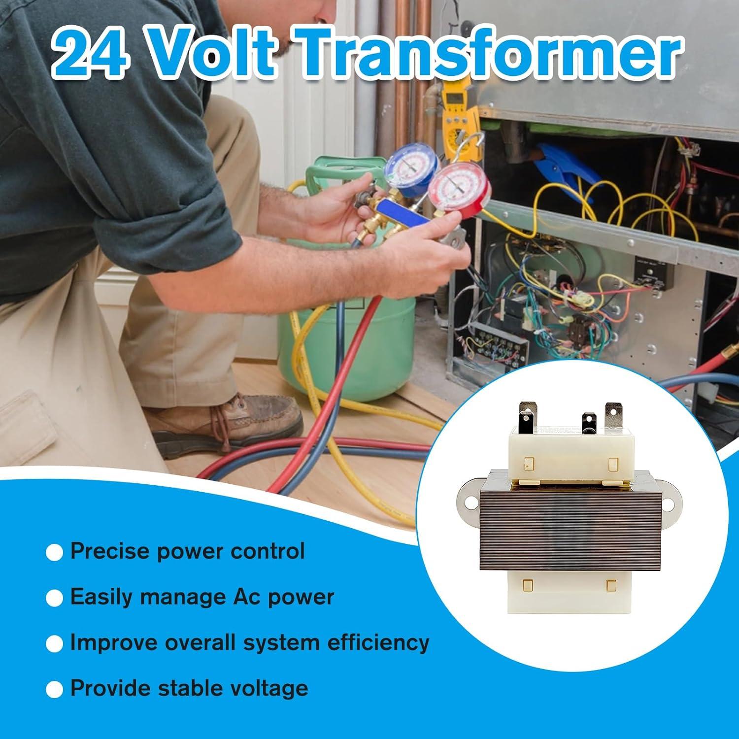 Transformador Ousaly 4011F-3 40VA 120V a 24V para HVAC