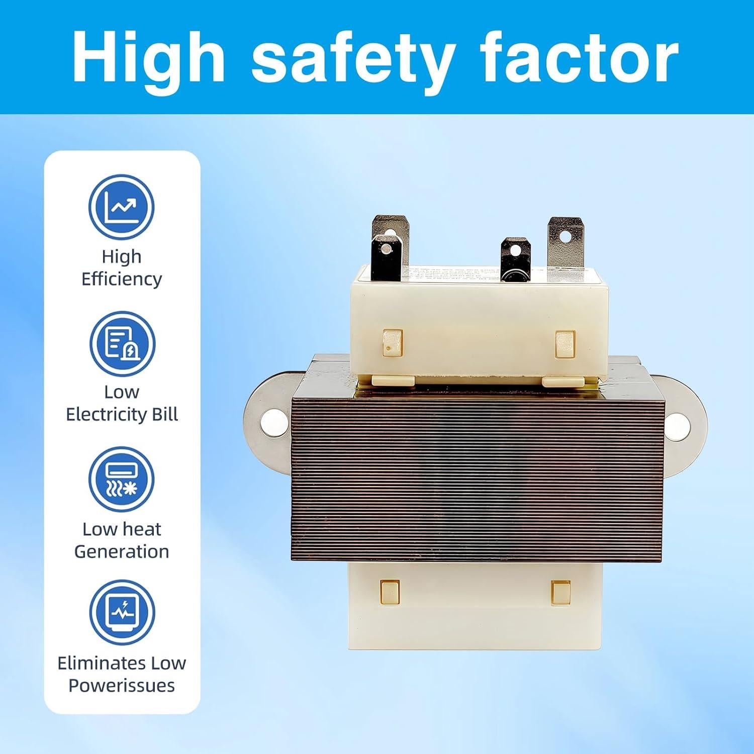 Transformador Ousaly 4011F-3 40VA 120V a 24V para HVAC