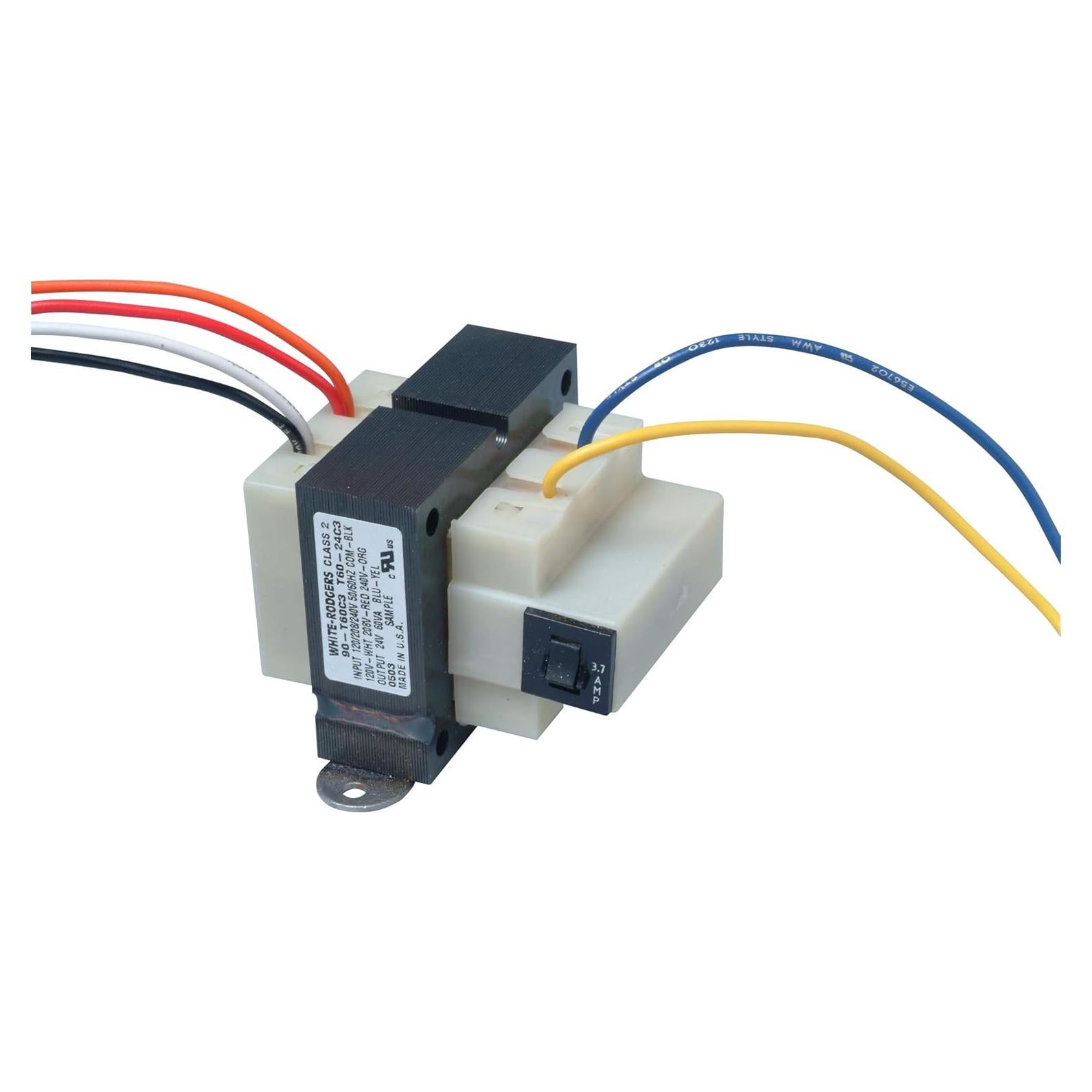 Transformador 24VAC 60VA White-Rodgers 90-T60C3 Montaje en Pie