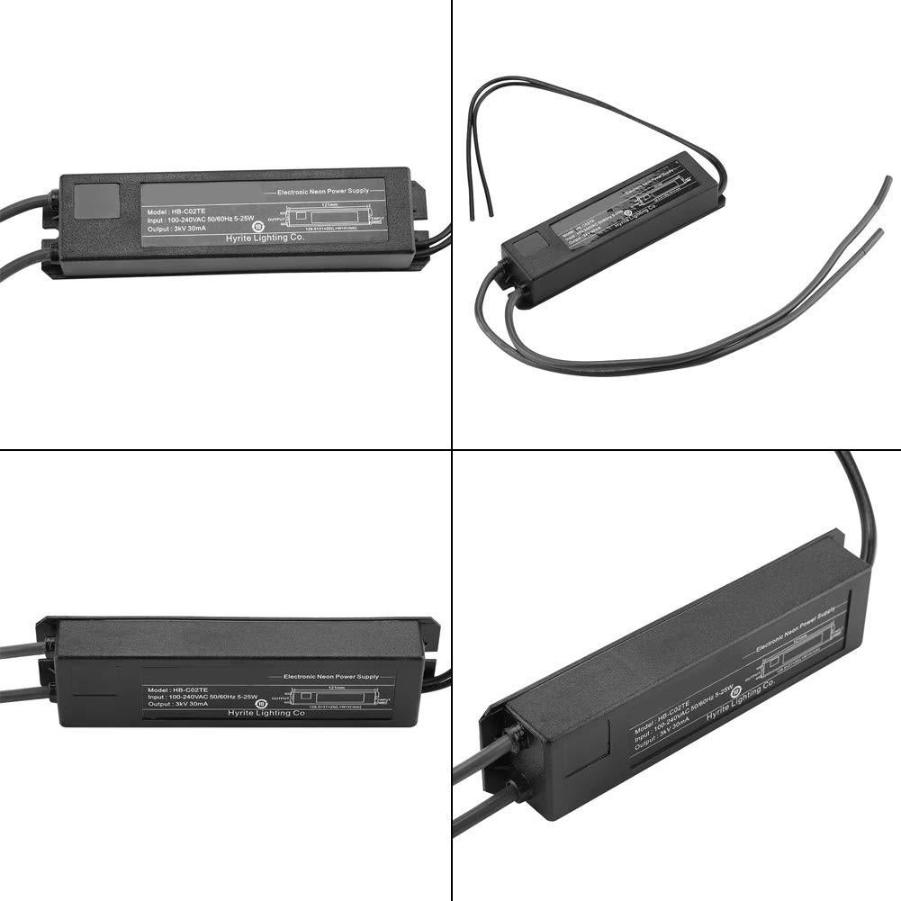 Transformador Electrónico de Luz Neón Tbest 3kV 30mA 5-25W