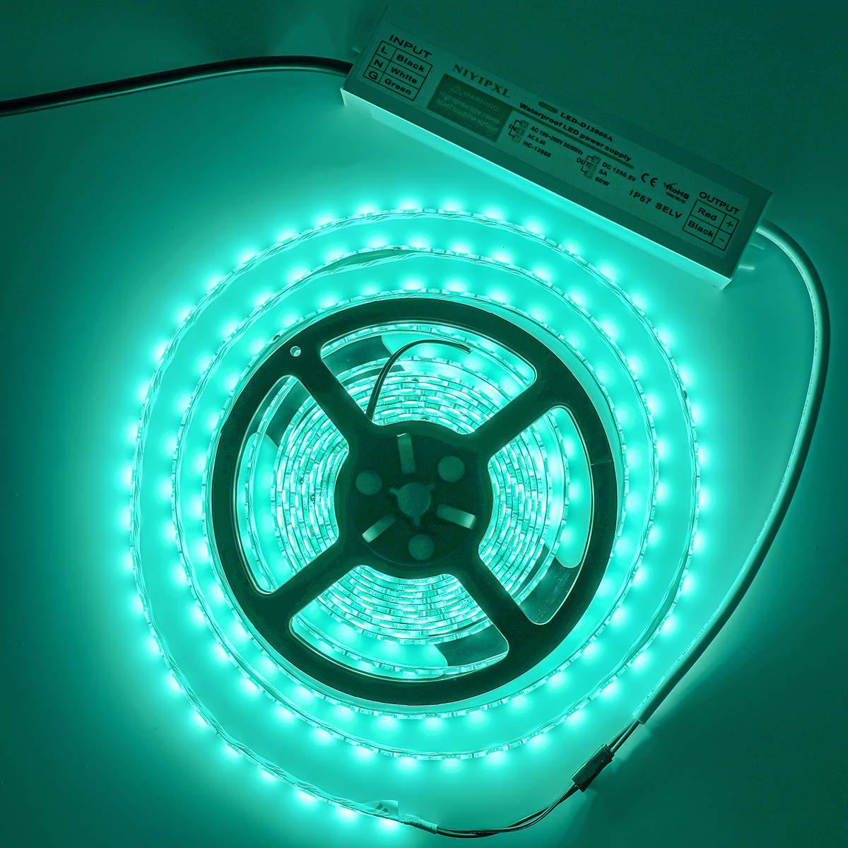 Transformador LED 60W NIYIPXL IP67 12V CC a prueba de agua