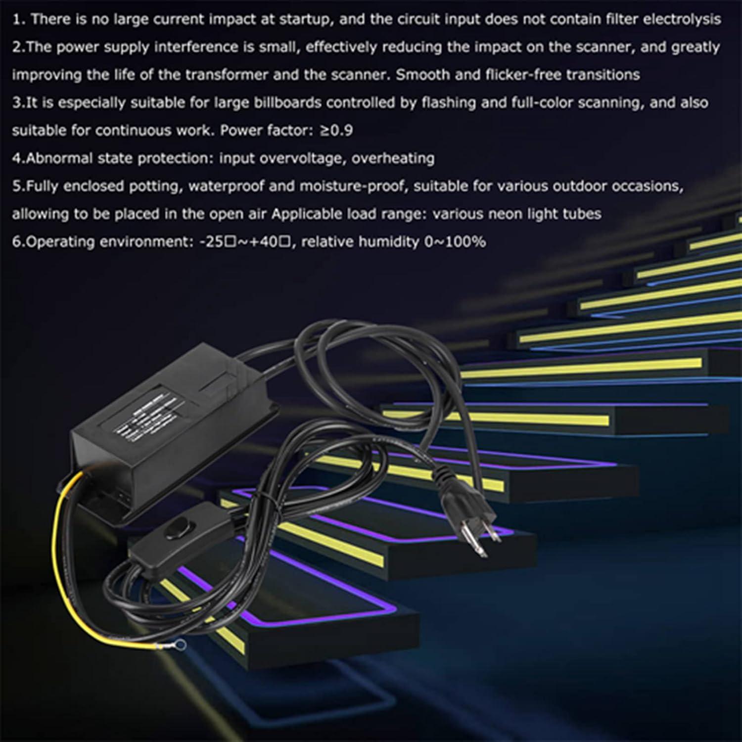 Transformador de Neón SALALIS 7.5KV 30mA para Interiores y Exteriores