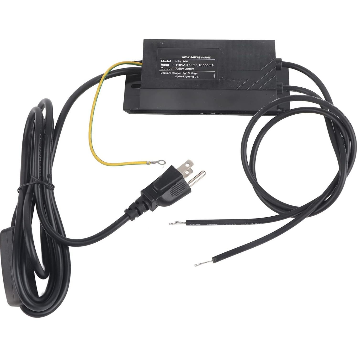 Transformador de Neón Hilitand 7.5KV 30mA ABS a Prueba de Agua