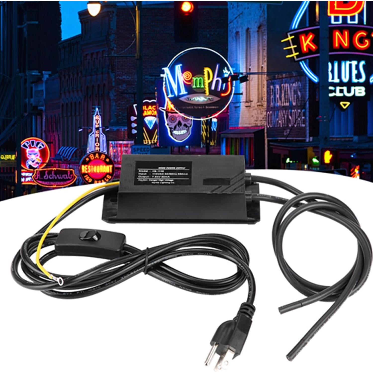 Transformador de Neón Hilitand 7.5KV 30mA ABS a Prueba de Agua