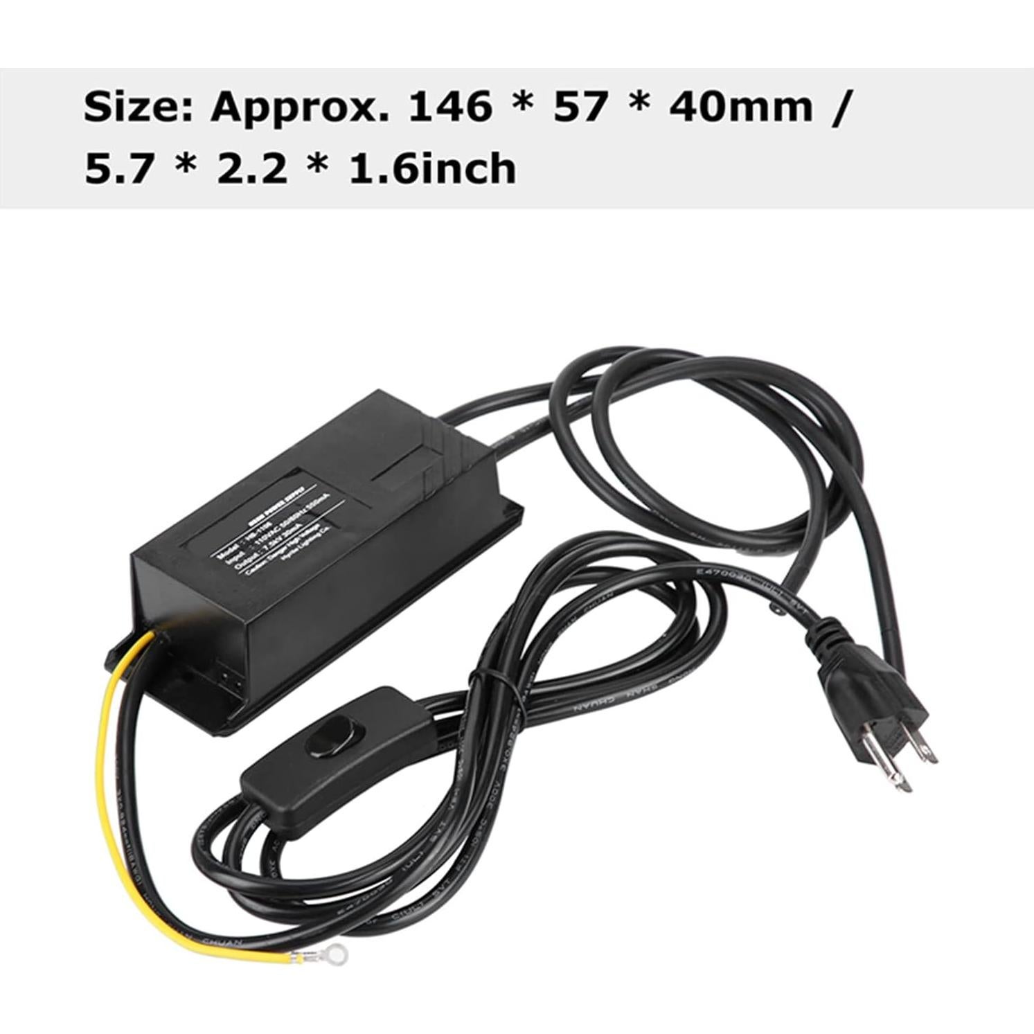 Transformador de Neón Hilitand 7.5KV 30mA ABS a Prueba de Agua