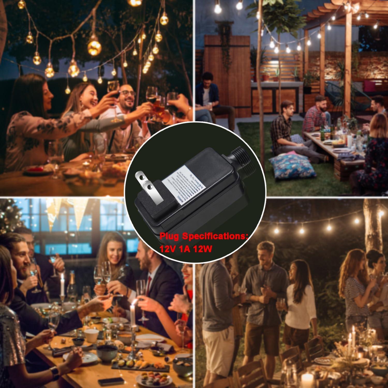 Adaptador de Alimentación 12V 1A Omika para LED y Jardín