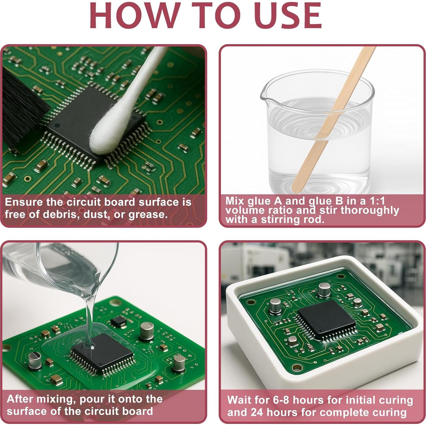 Kit de Recubrimiento Conformal 2x100ml 1DFAUL para Electrónica