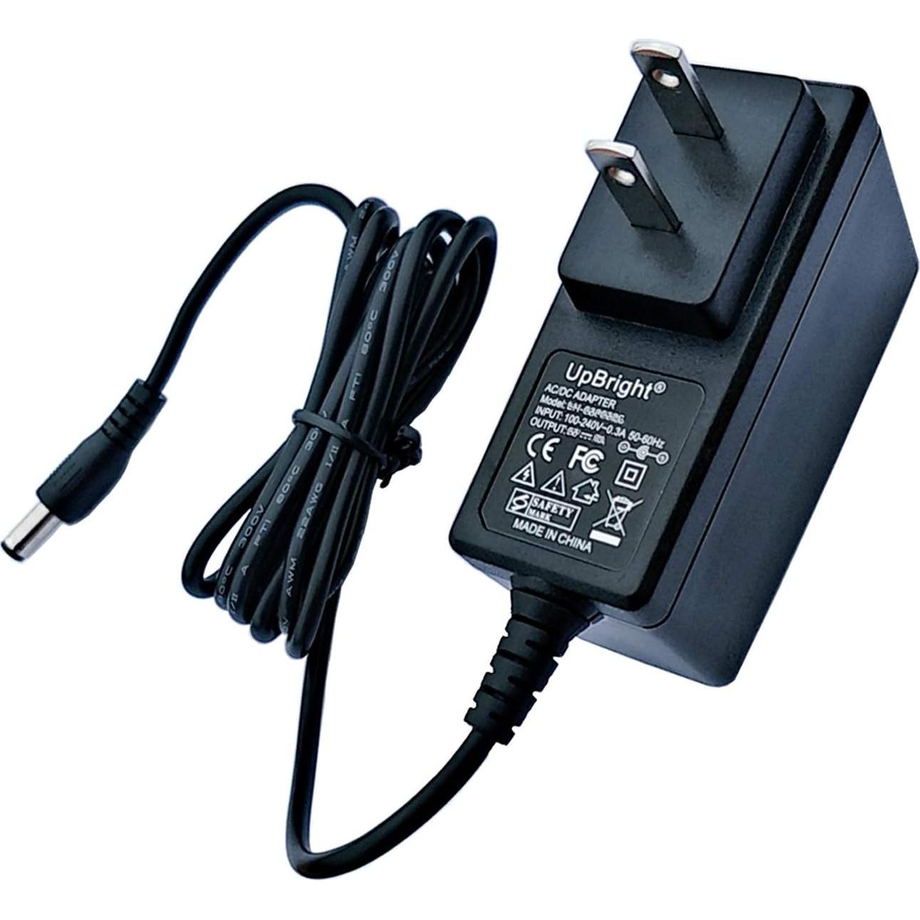 Adaptador CA a CC 9V UpBright 100-1000mA Centro Positivo
