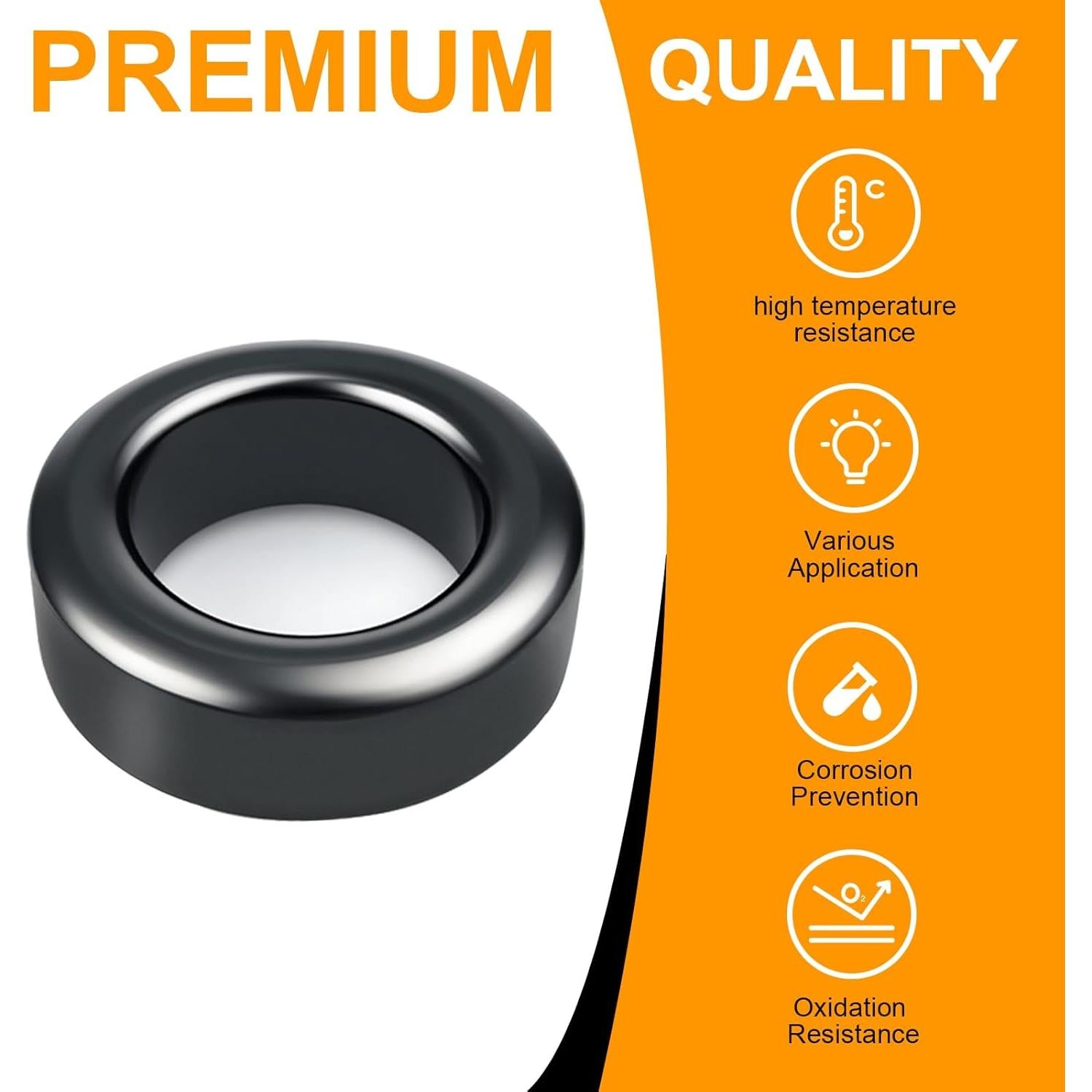 Núcleos Toroidales de Ferrita 8 Piezas 4.19x2.39x1.60cm EMI/RFI