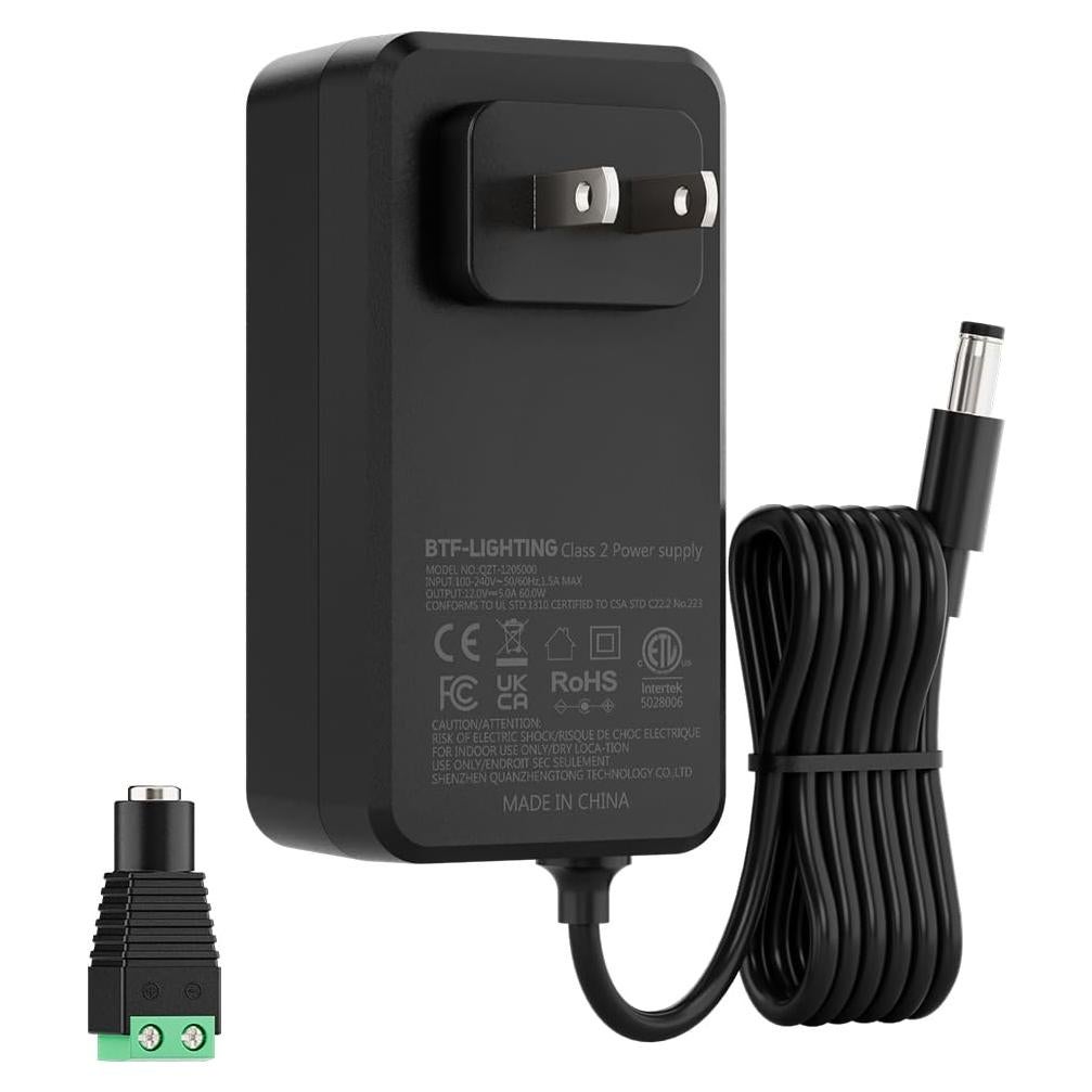 Adaptador de Fuente de Alimentación 12V 5A BTF-LIGHTING 60W