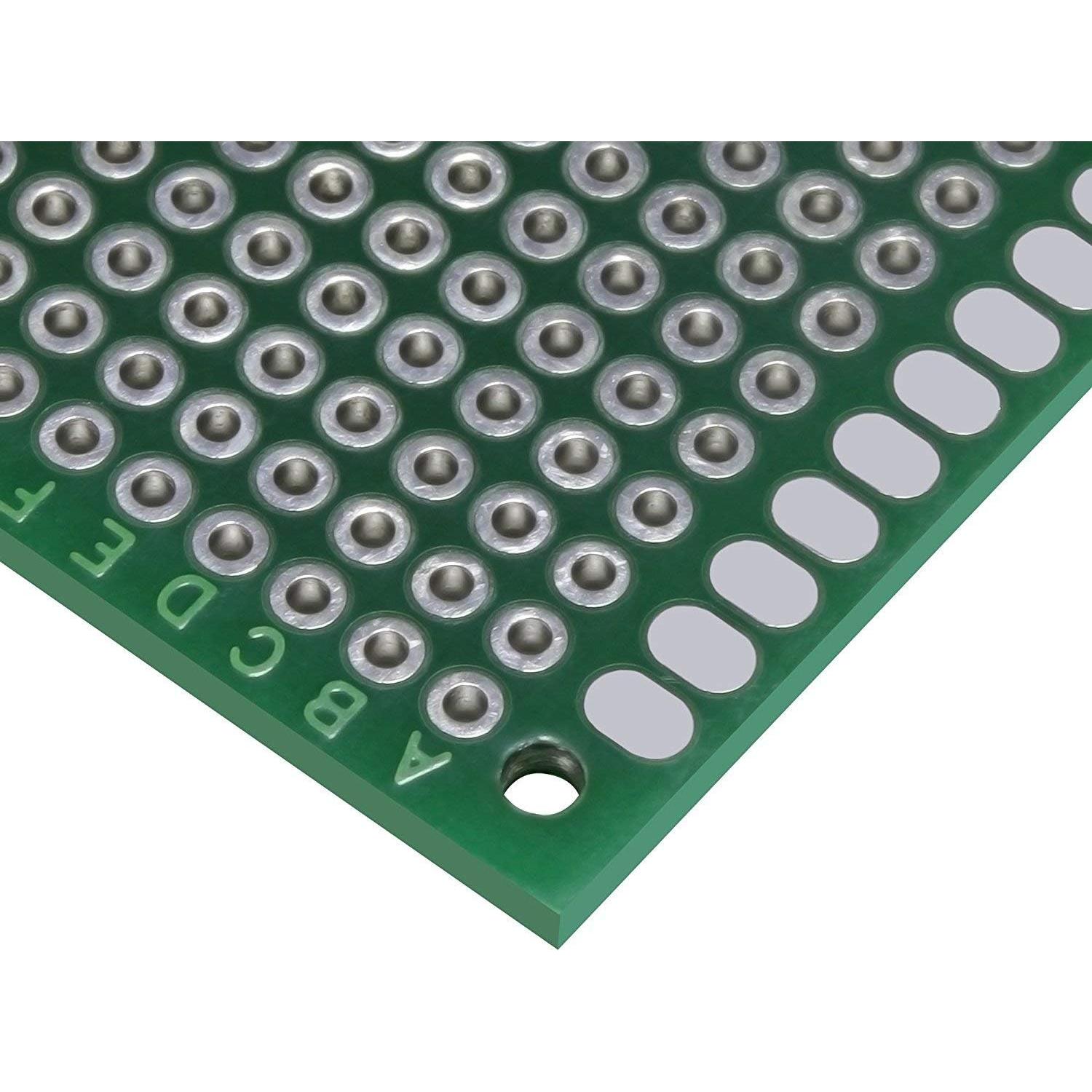 Paquete de 12 Placas PCB Doble Cara LAMPVPATH 4x6cm Colores