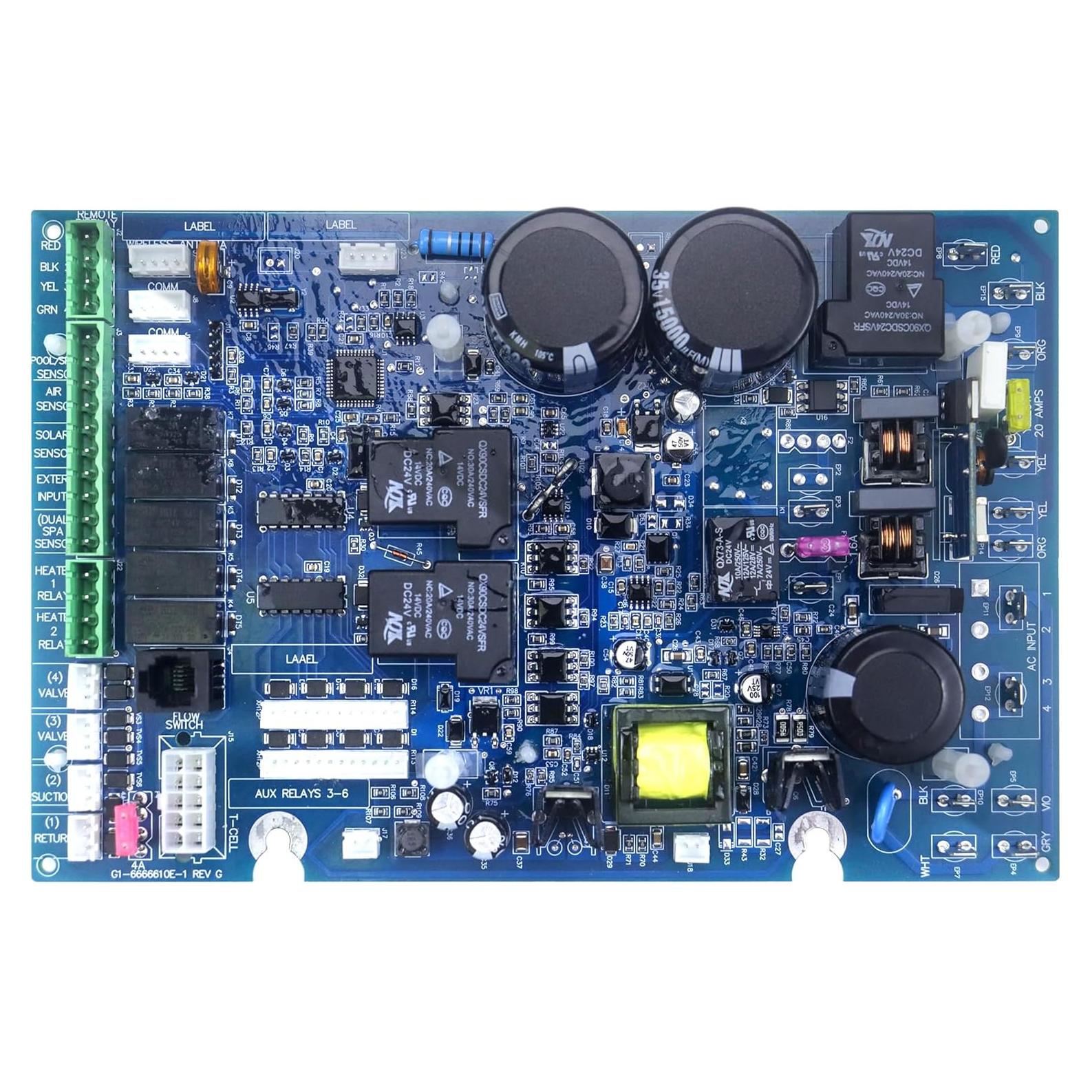 Placa de Circuito GLX-PCB-PRO Hayward ProLogic 22.86x15.24cm