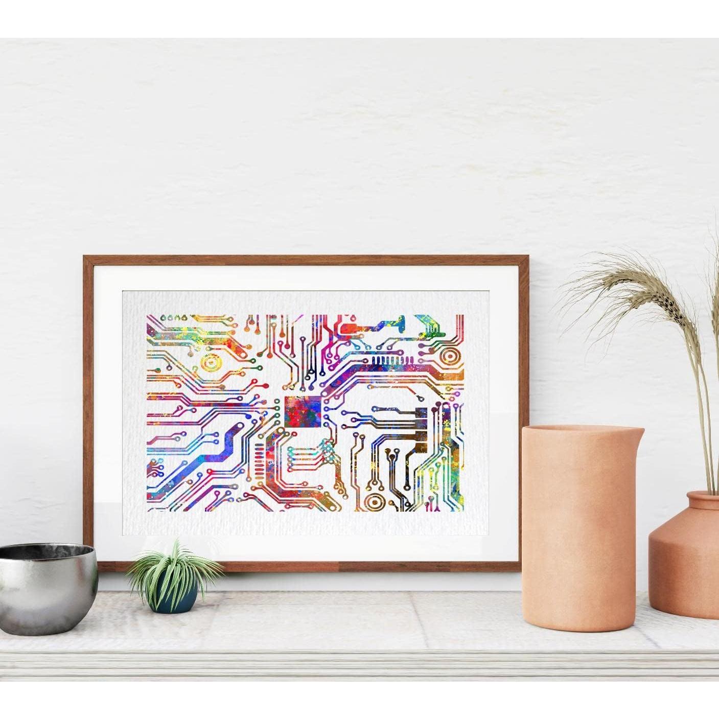 Póster Acuarela Dignovel Studios 28x36 cm Arte Original