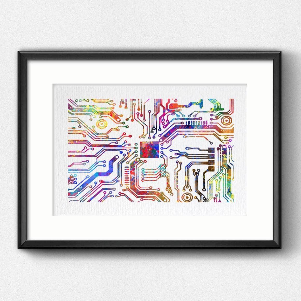 Póster Acuarela Dignovel Studios 28x36 cm Arte Original