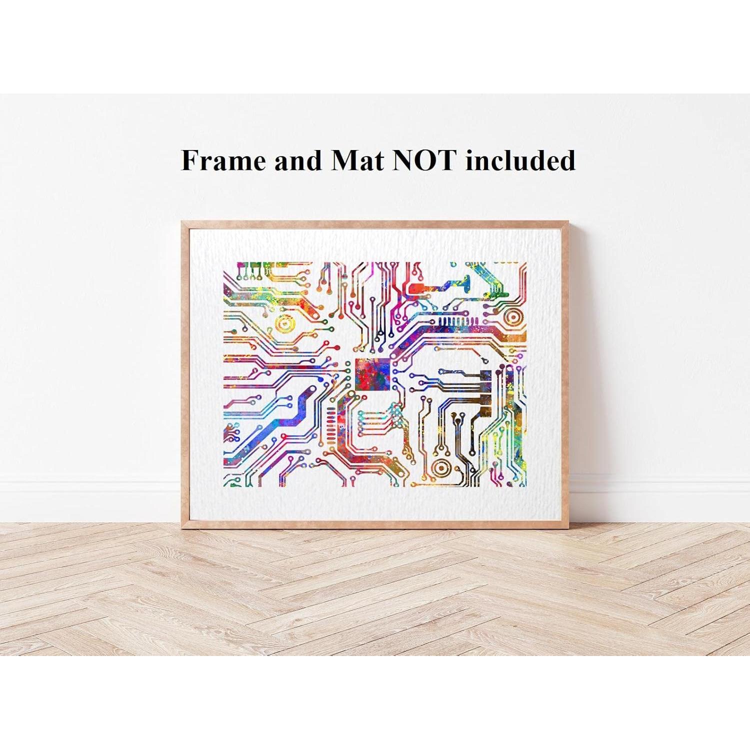 Póster Acuarela Dignovel Studios 28x36 cm Arte Original